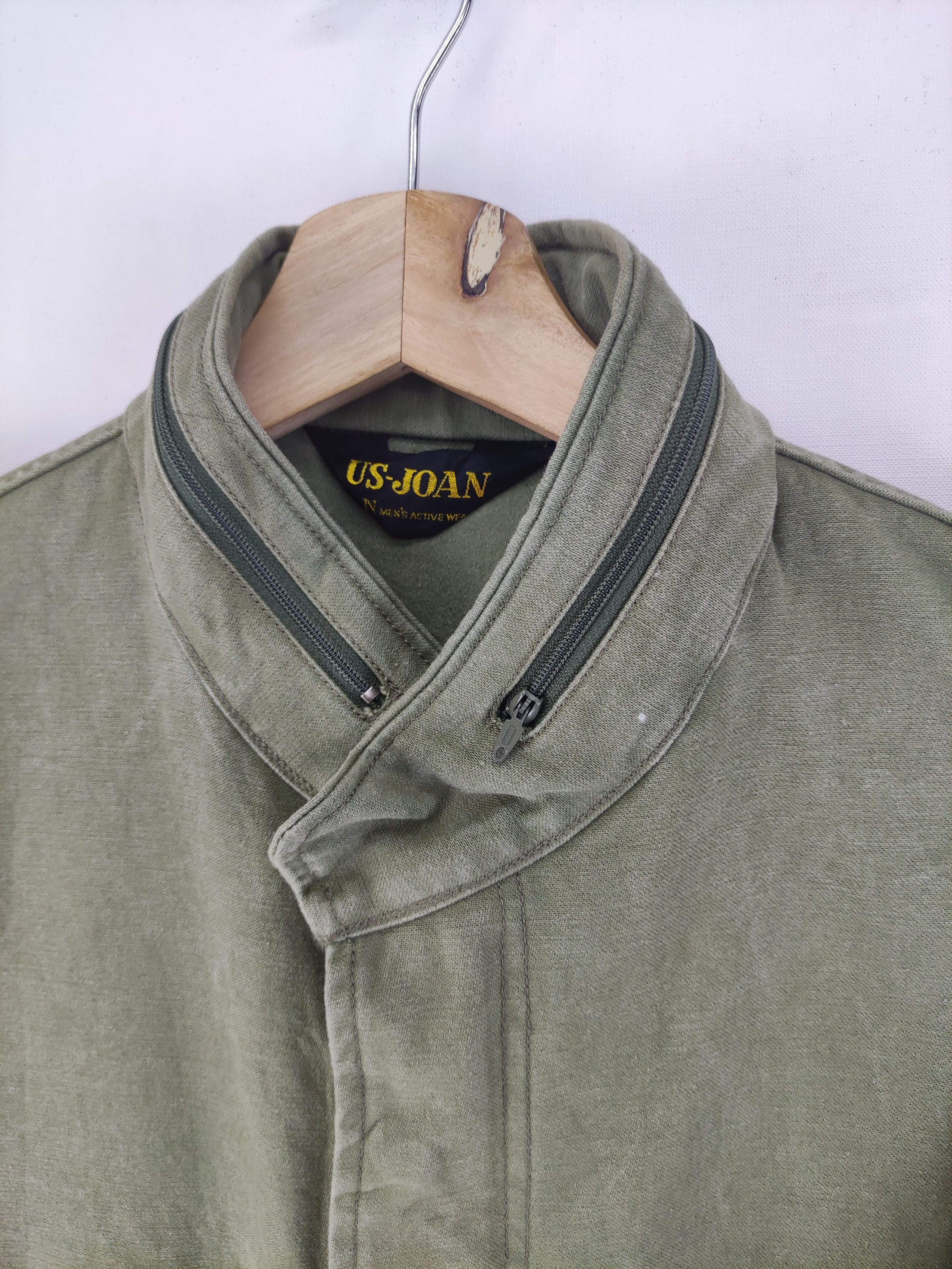 Japanese Brand Vintage Us-joan Jacket Zipper With Hoodie Size US L / EU 52-54 / 3 - 4 Thumbnail
