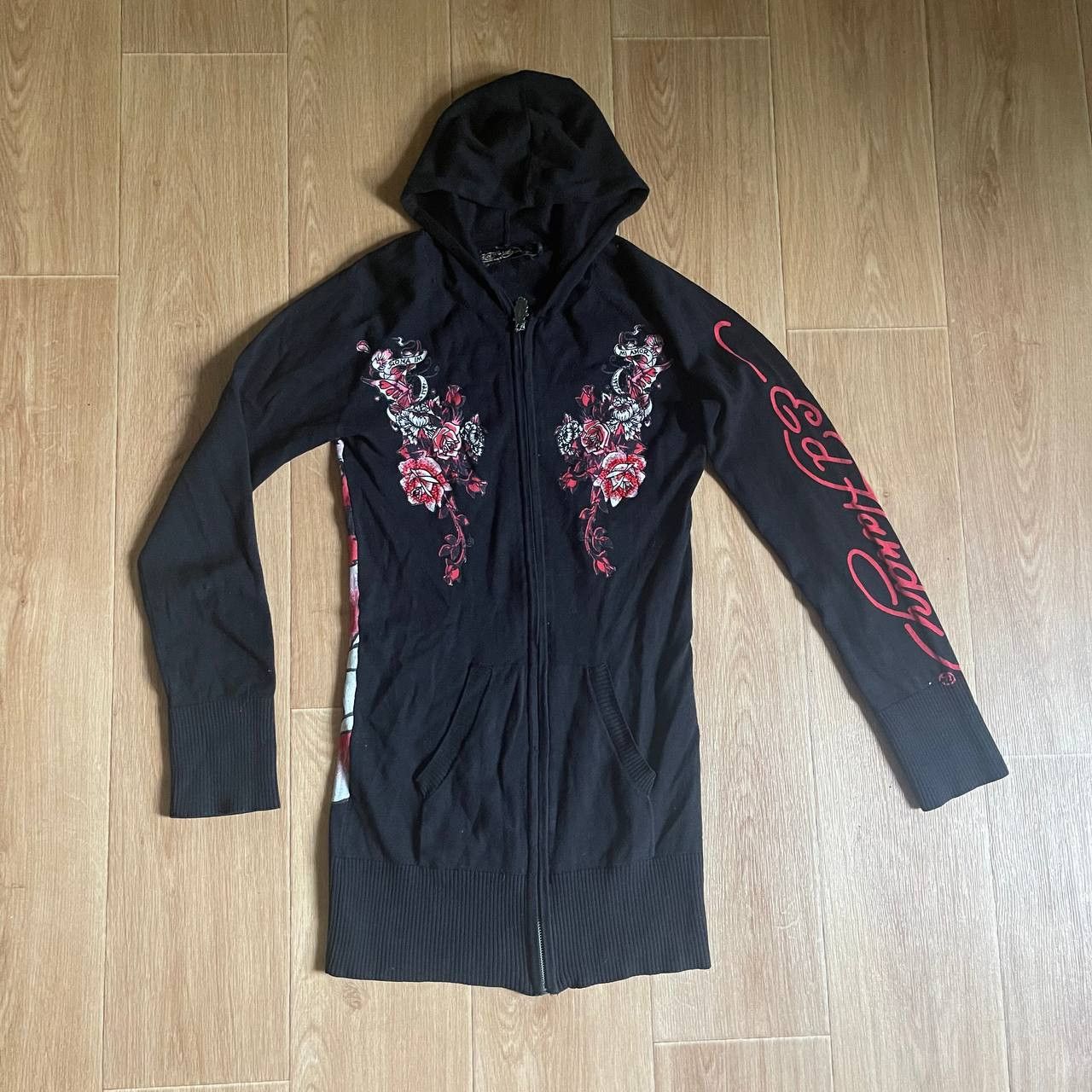 Christian Audigier Vintage y2k Ed Hardy Zip Up Hoodie Size US M / EU 48-50 / 2 - 9 Thumbnail