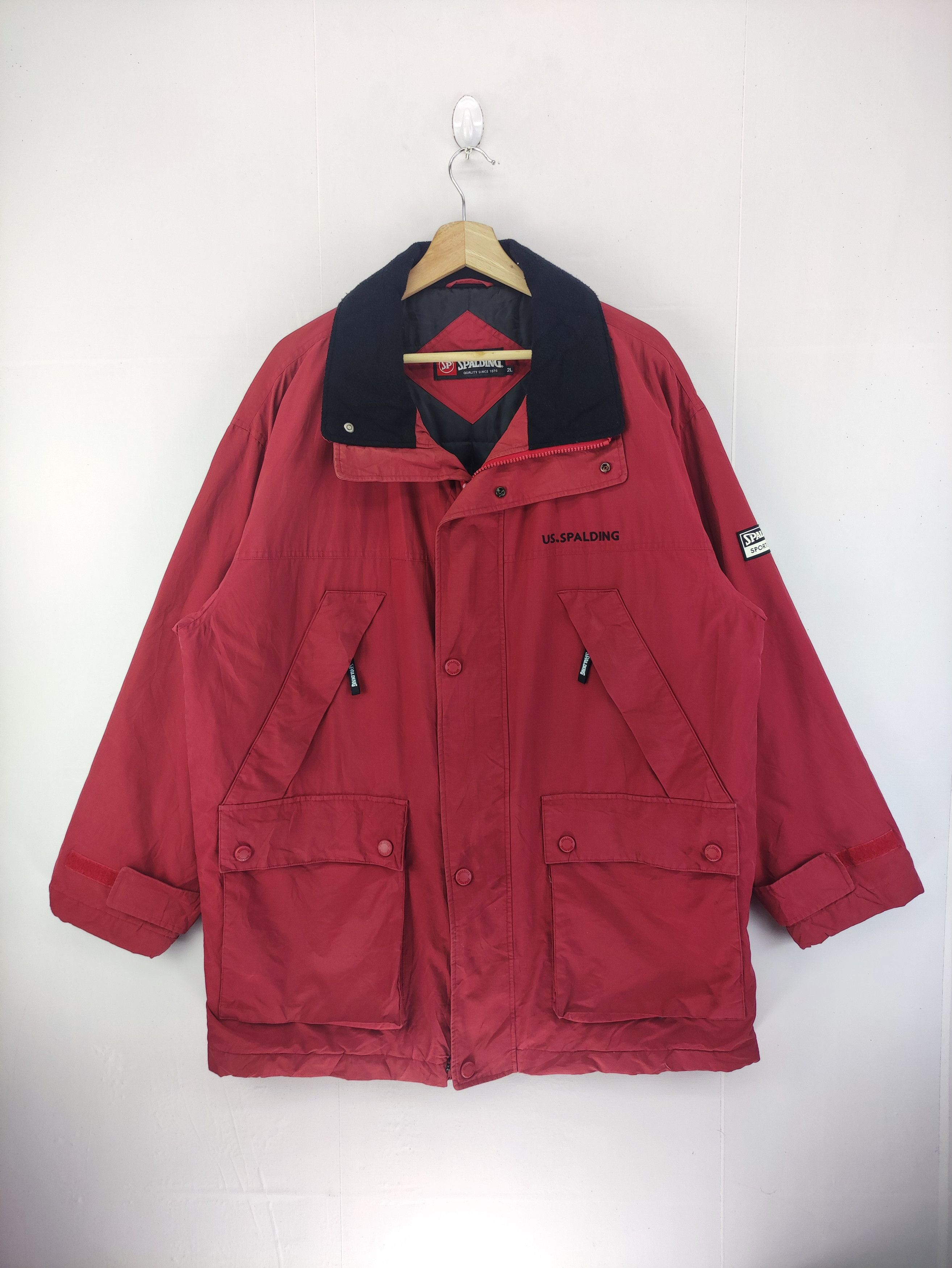 Spalding Vintage Spalding Jacket Zipper Size US XL / EU 56 / 4 - 1 Thumbnail