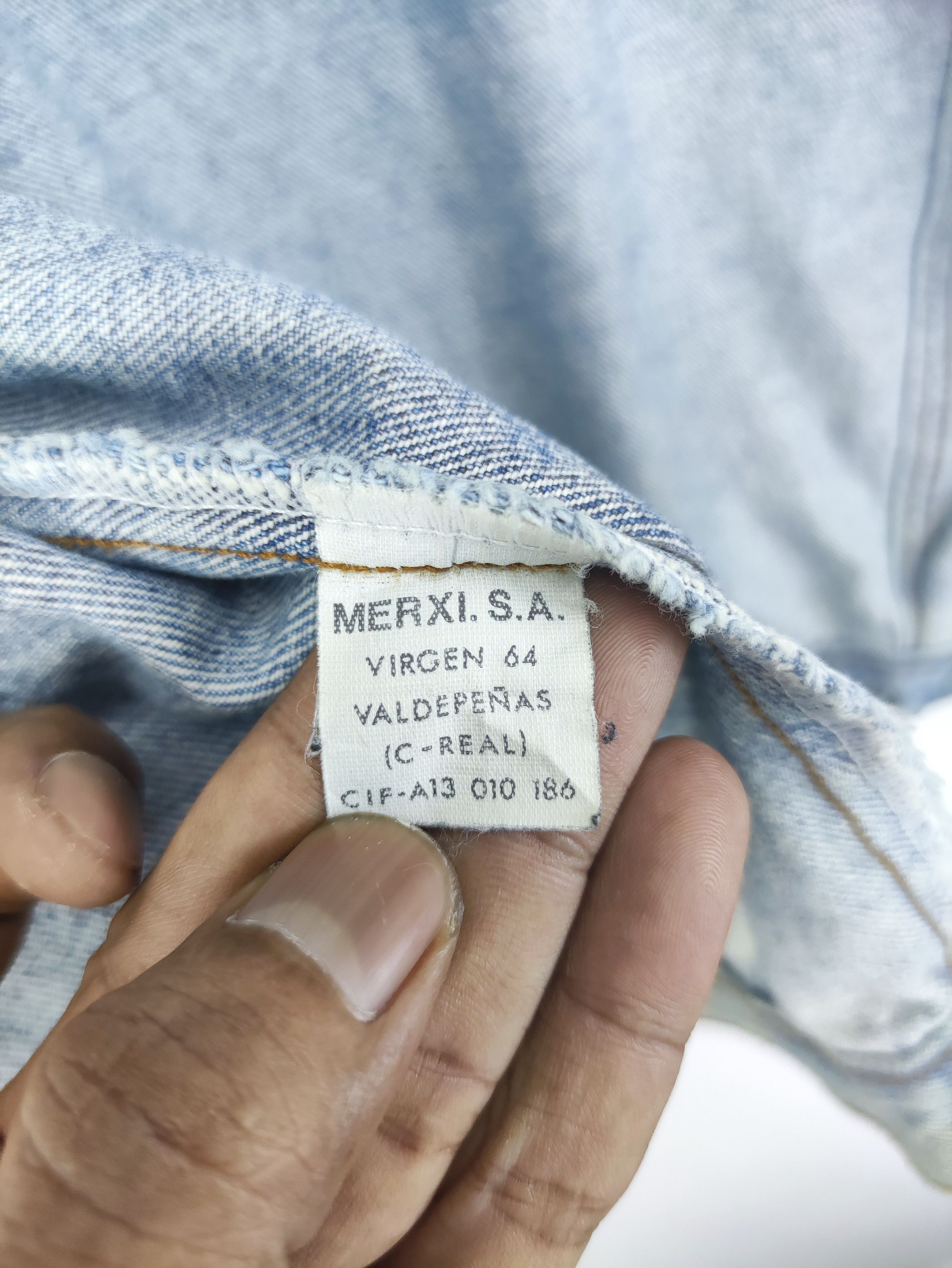 Denime Vintage Merxi S.A Denim Jacket Size M / US 6-8 / IT 42-44 - 8 Thumbnail