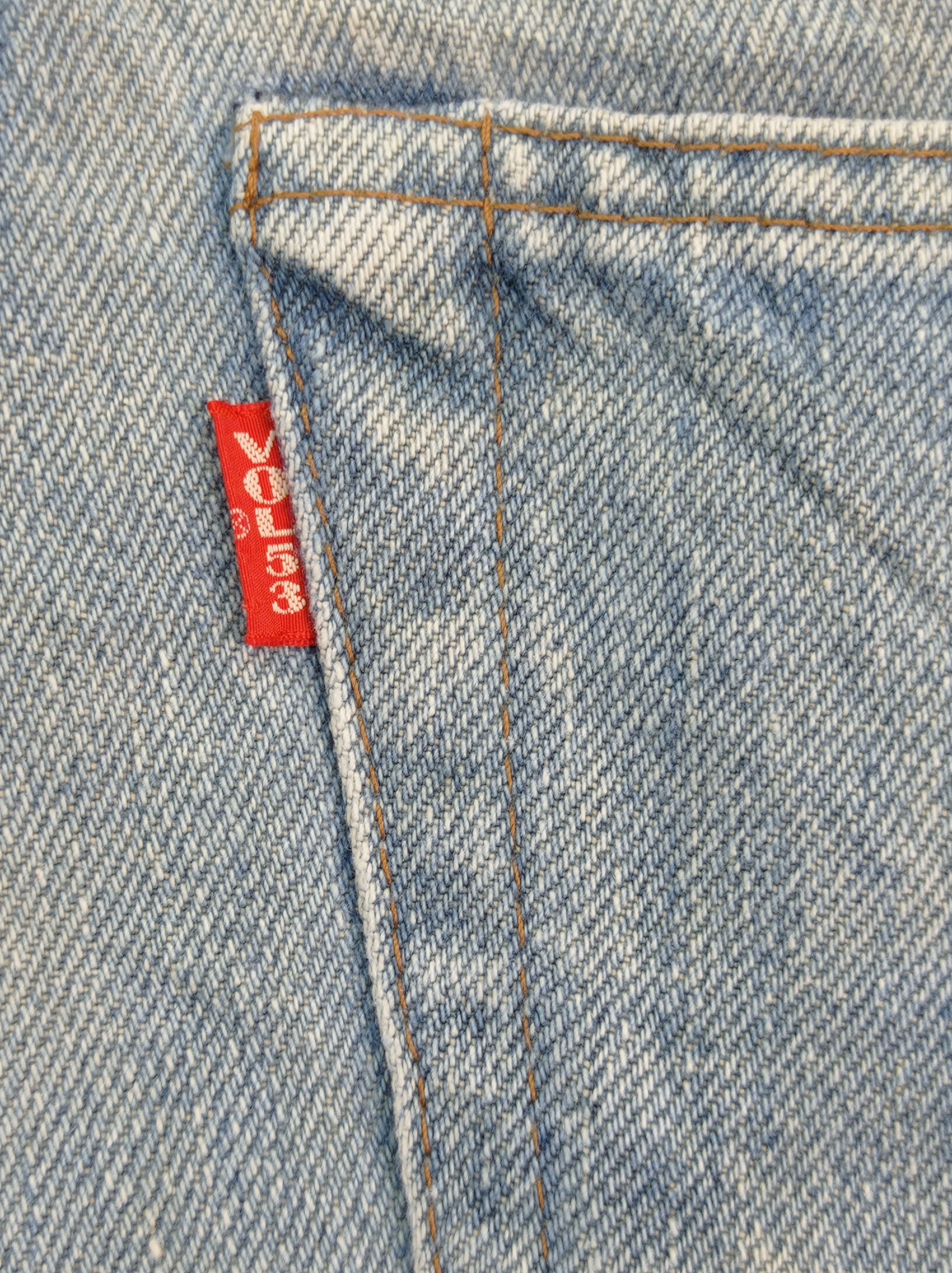 Japanese Brand Vintage Volume Faded Denim Pants Size US 26 / EU 42 - 10 Thumbnail