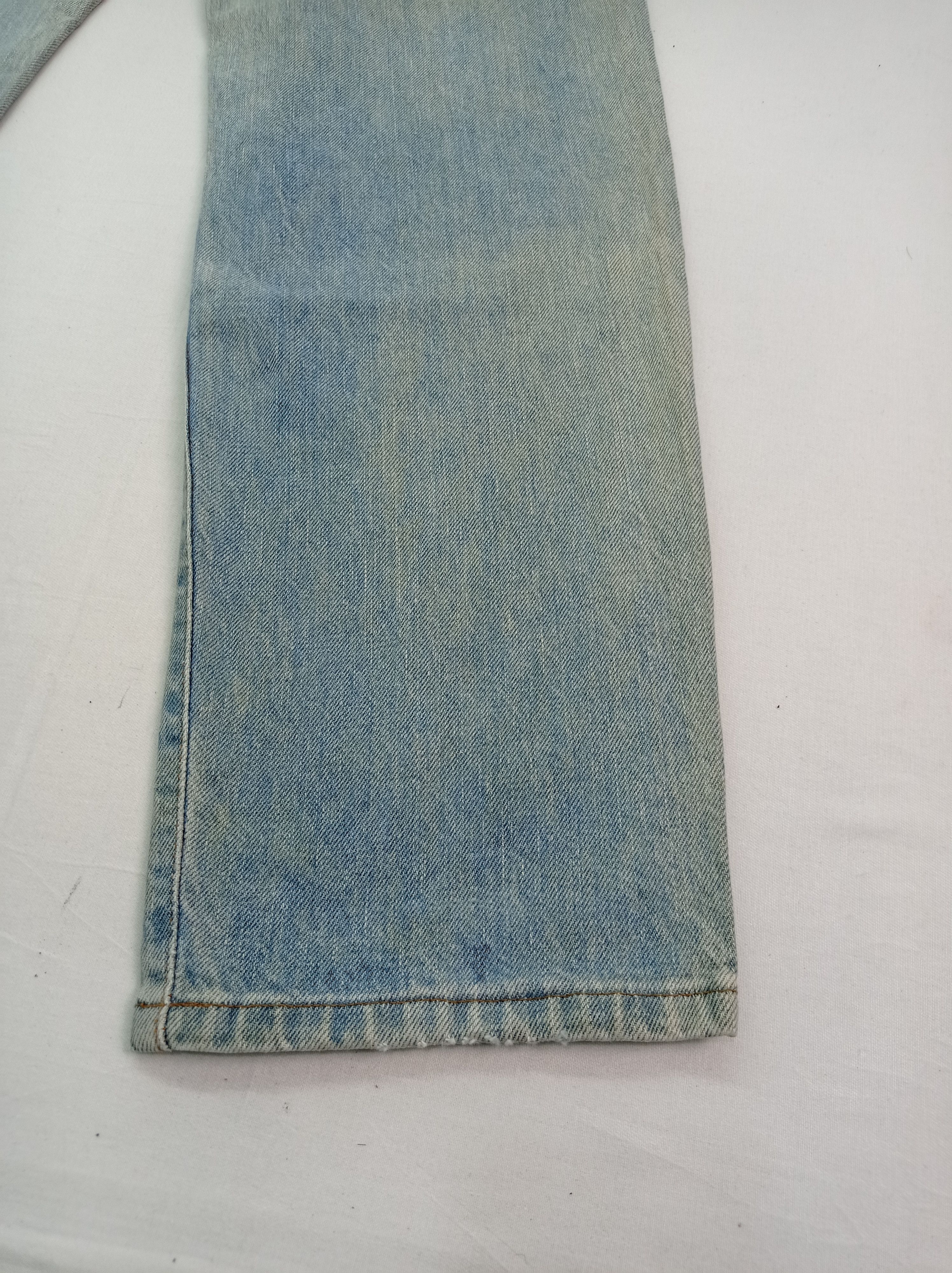 Japanese Brand Vintage Volume Faded Denim Pants Size US 26 / EU 42 - 12 Thumbnail