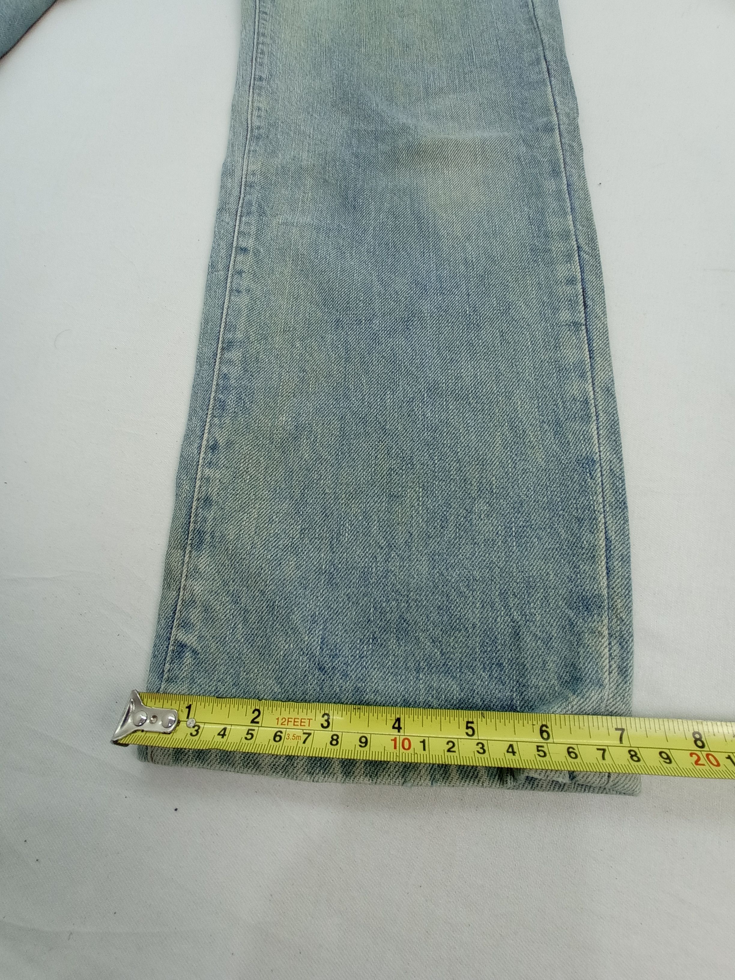 Japanese Brand Vintage Volume Faded Denim Pants Size US 26 / EU 42 - 16 Thumbnail