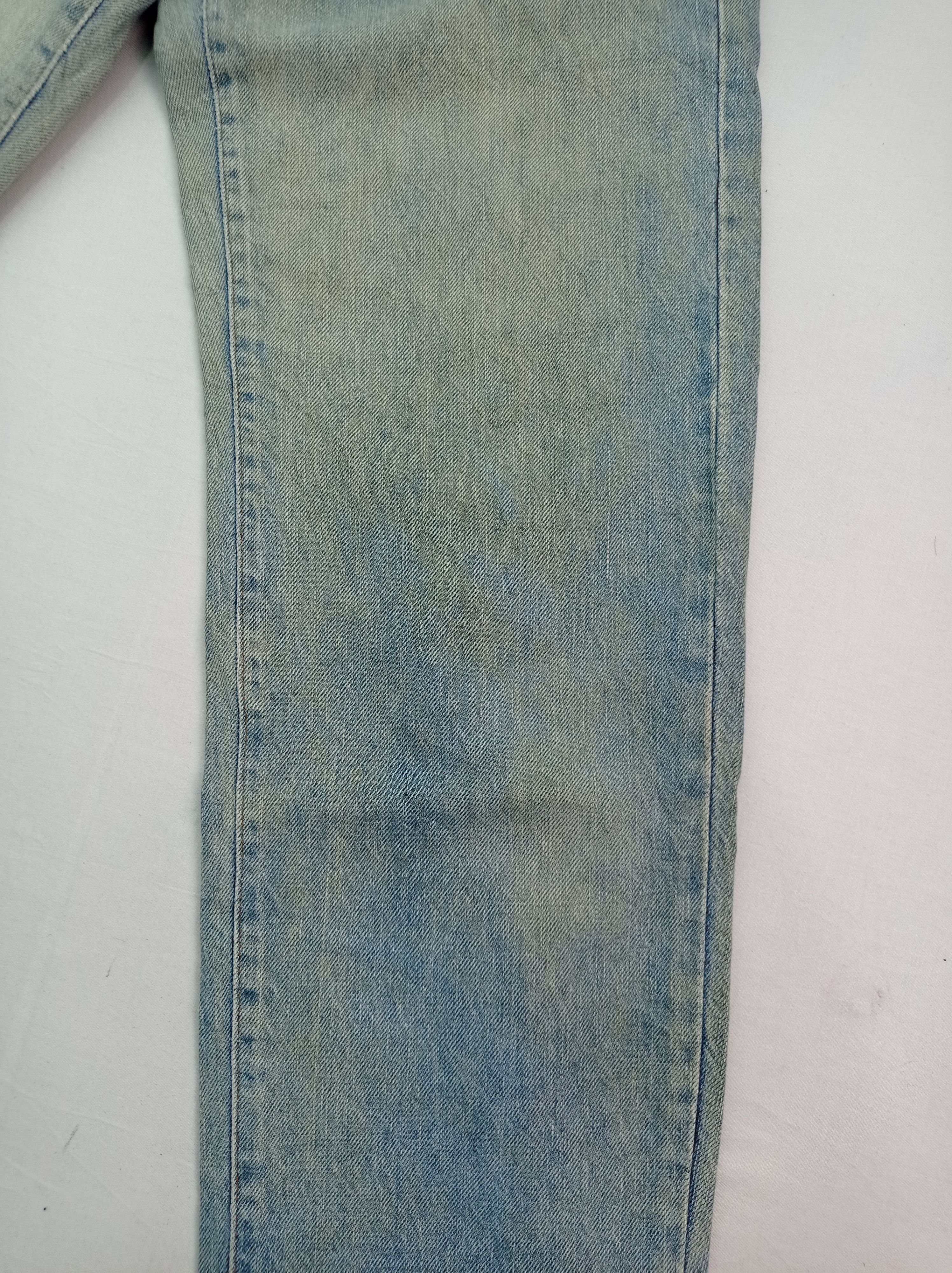 Japanese Brand Vintage Volume Faded Denim Pants Size US 26 / EU 42 - 8 Thumbnail
