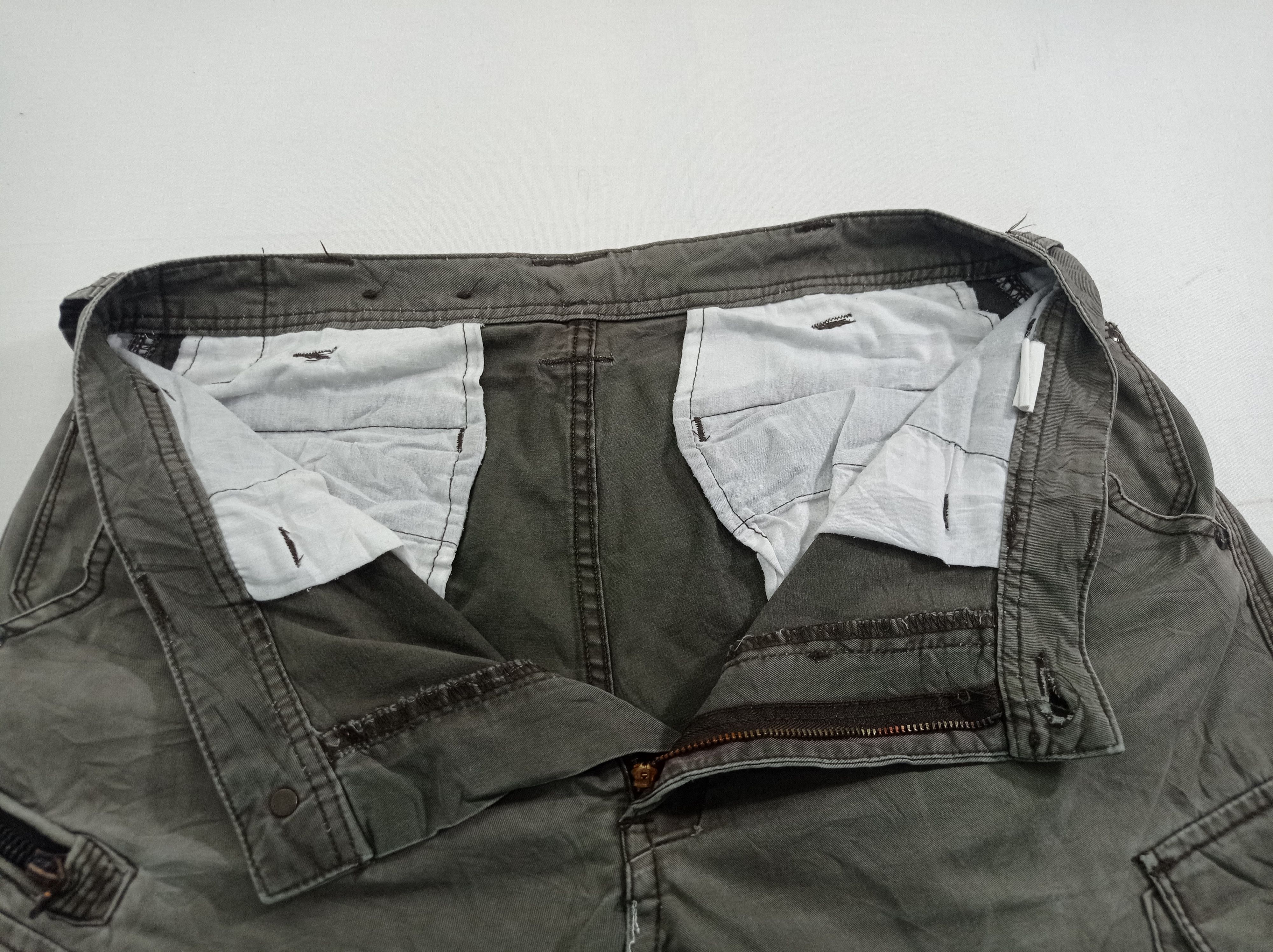 Japanese Brand Even River Faded Cargo Pants Size US 33 - 4 Thumbnail