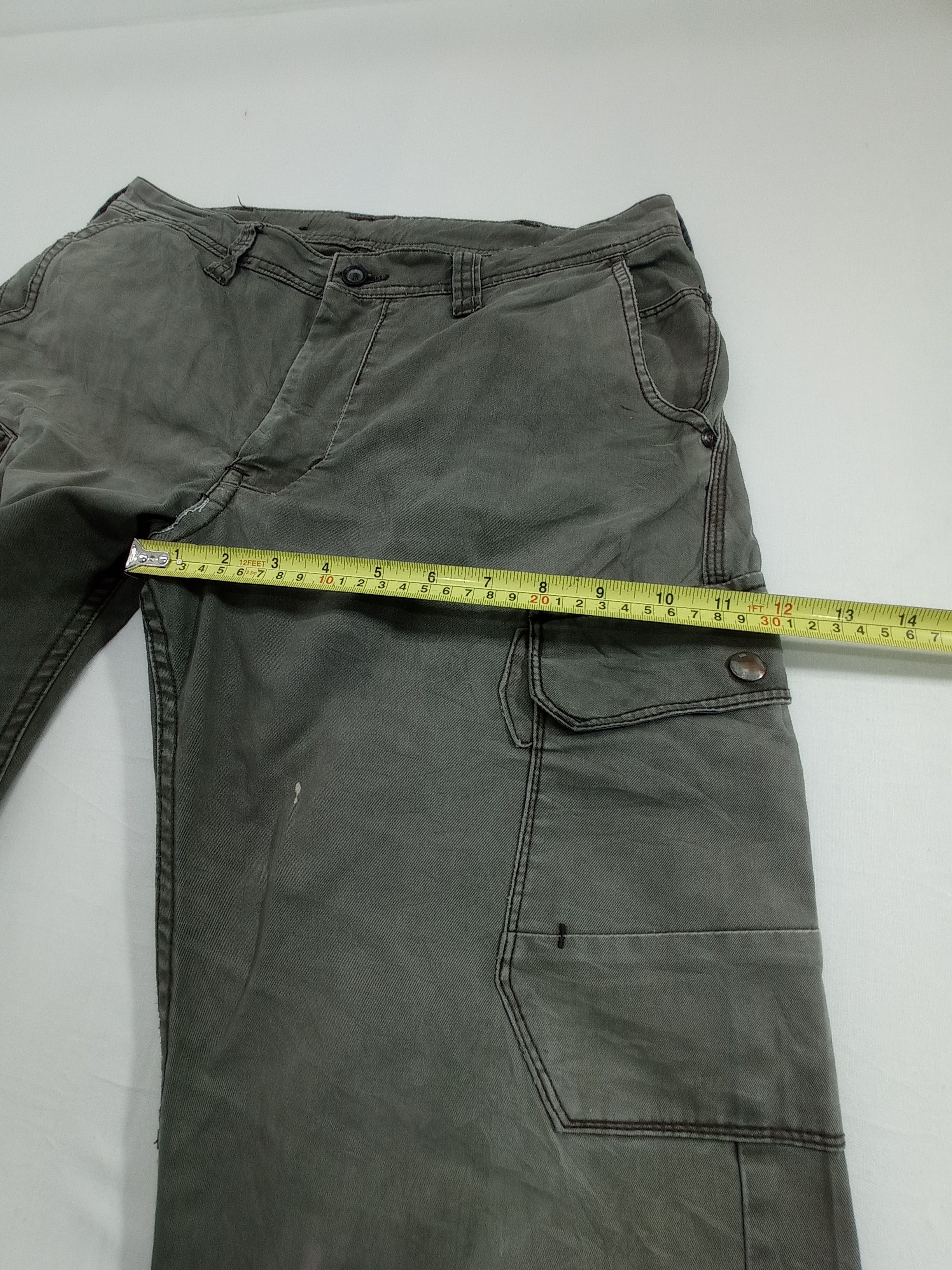 Japanese Brand Even River Faded Cargo Pants Size US 33 - 19 Thumbnail