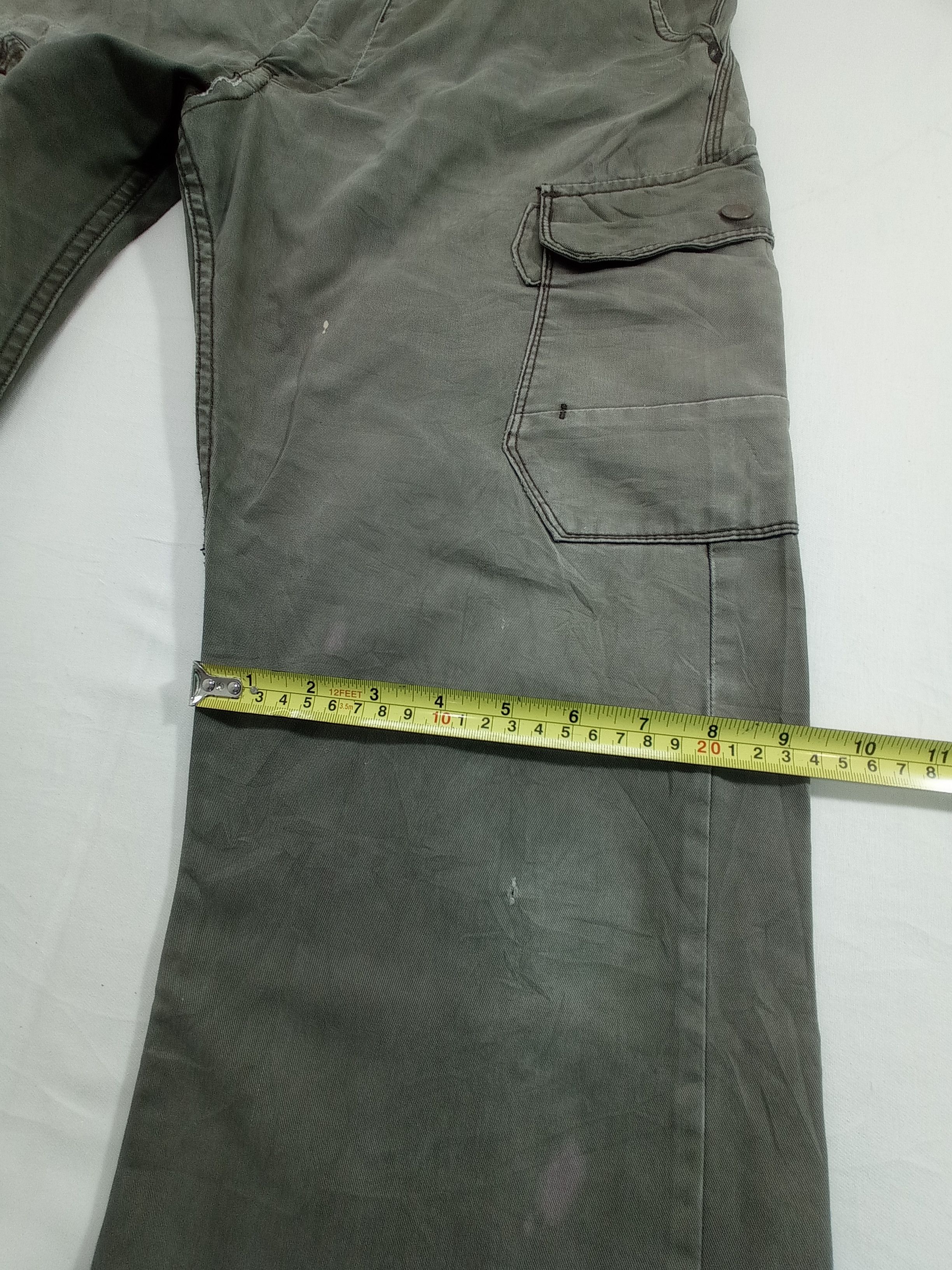Japanese Brand Even River Faded Cargo Pants Size US 33 - 18 Thumbnail
