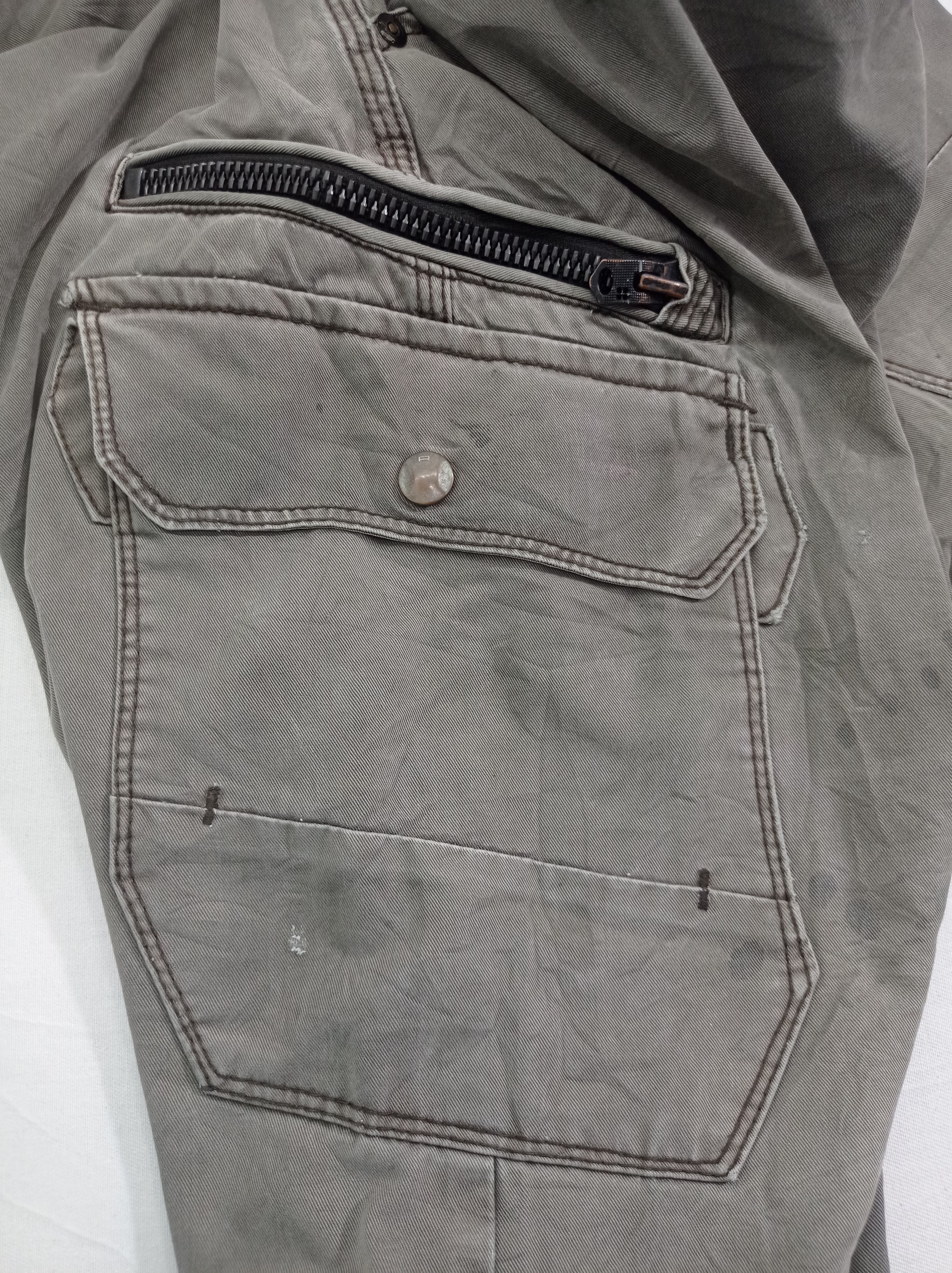 Japanese Brand Even River Faded Cargo Pants Size US 33 - 9 Thumbnail