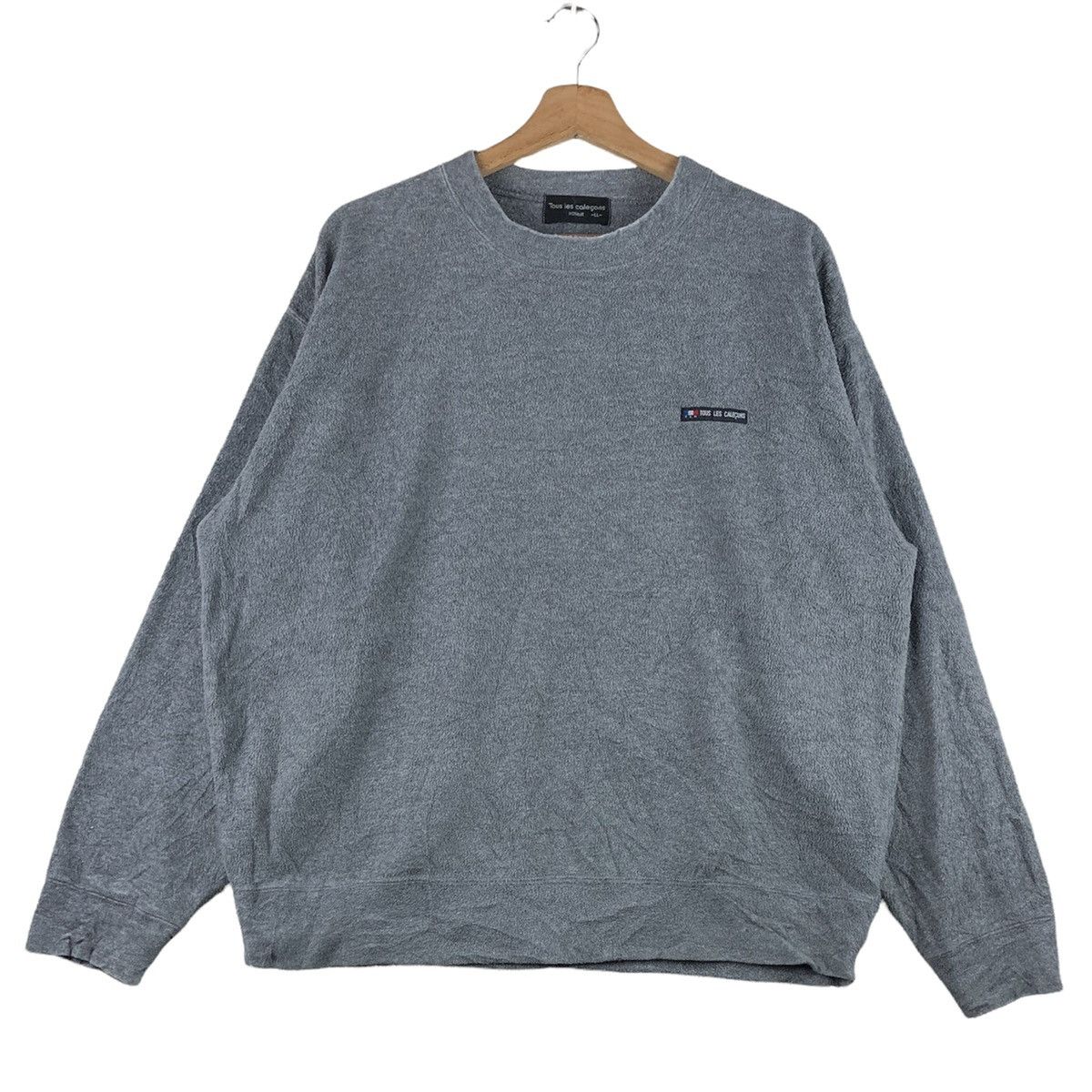 TOUS Tous Les Caleçons Paris Homme Fleece Spellout Sweatshirt Size US L / EU 52-54 / 3 - 3 Thumbnail