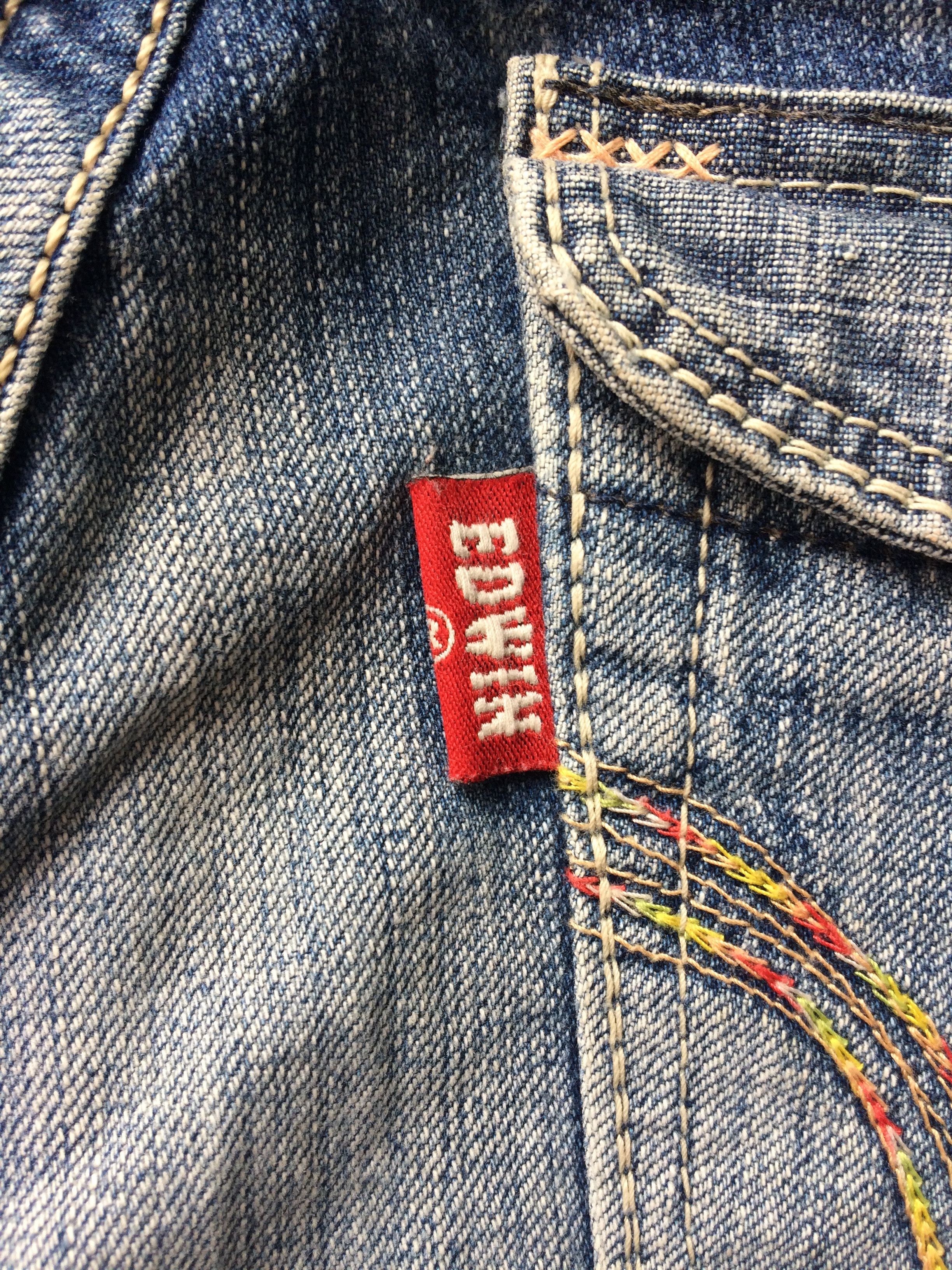 Edwin × Japanese Brand × Jean Japanese blue wash 2000’s grunge jeans #D-305 Size 28" / US 6 / IT 42 - 9 Thumbnail