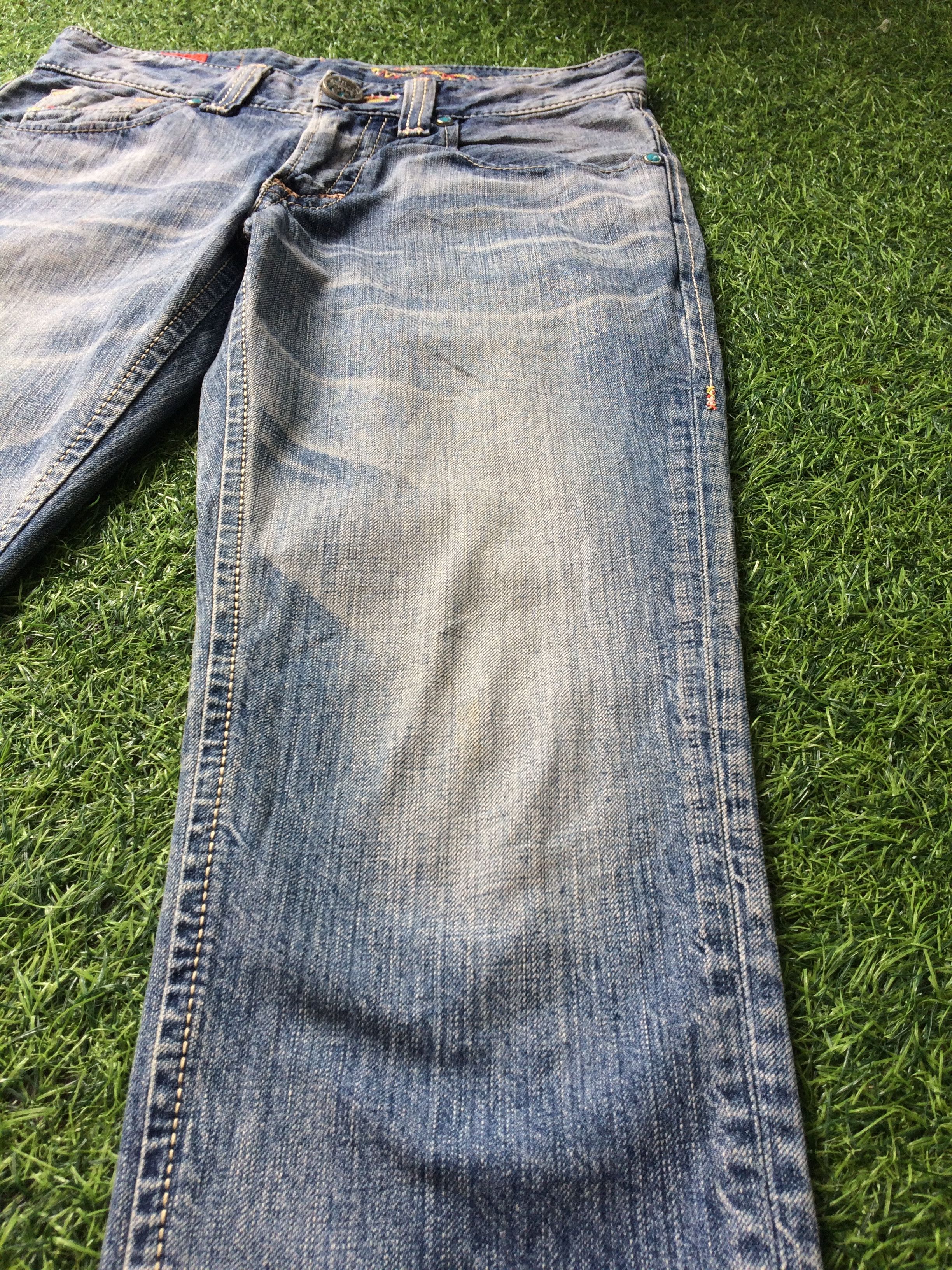 Edwin × Japanese Brand × Jean Japanese blue wash 2000’s grunge jeans #D-305 Size 28" / US 6 / IT 42 - 6 Thumbnail