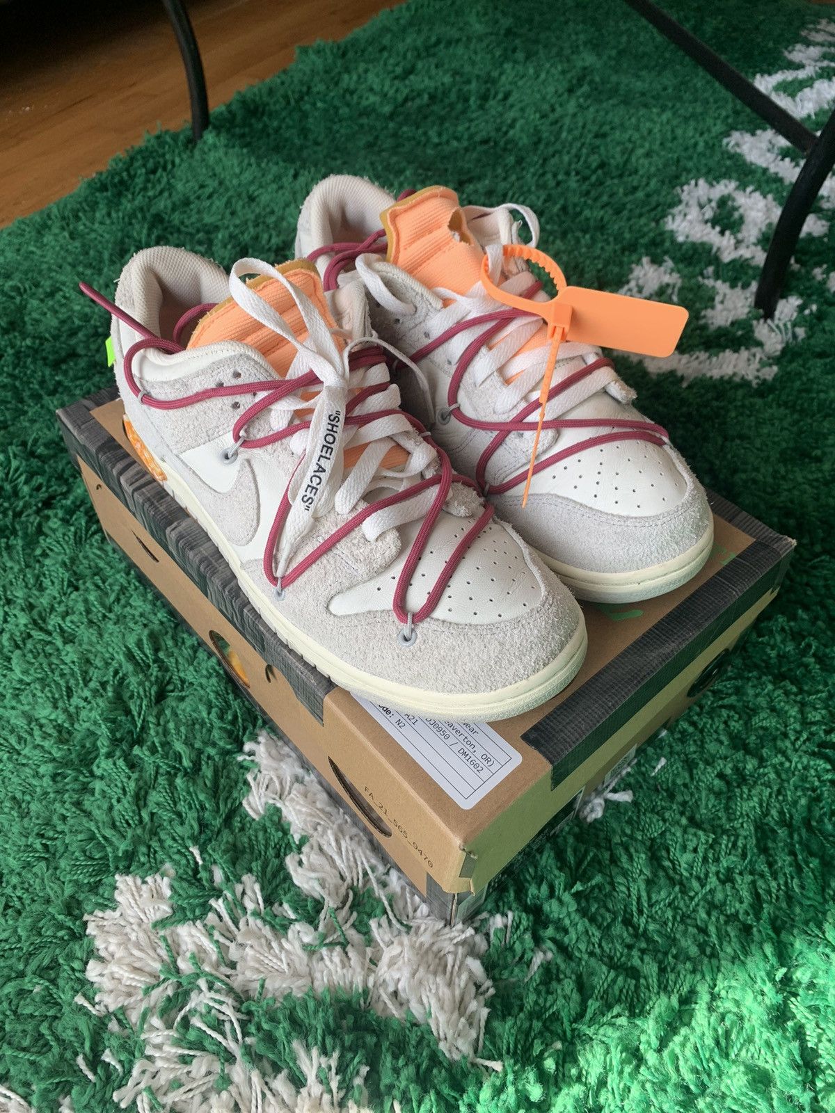 Nike Off-White Dunk Low Lot 35 | Grailed