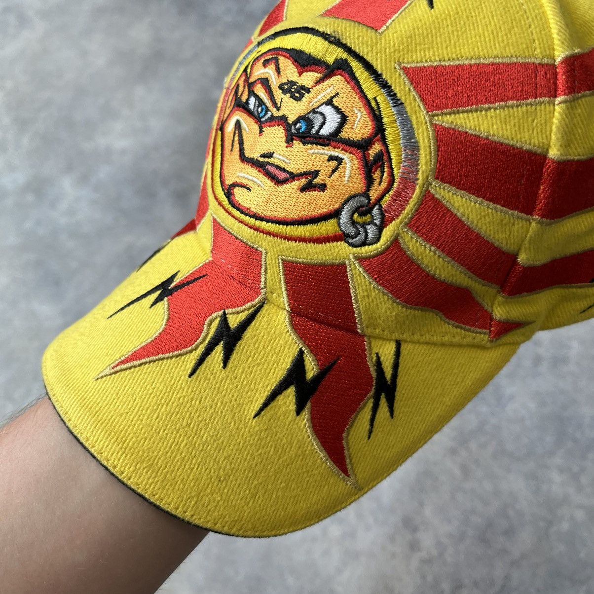 Ferrari VALE 46 VALENTINO ROSSI MOTO GP SUN AND MOON RACING CAP HAT Size ONE SIZE - 5 Thumbnail