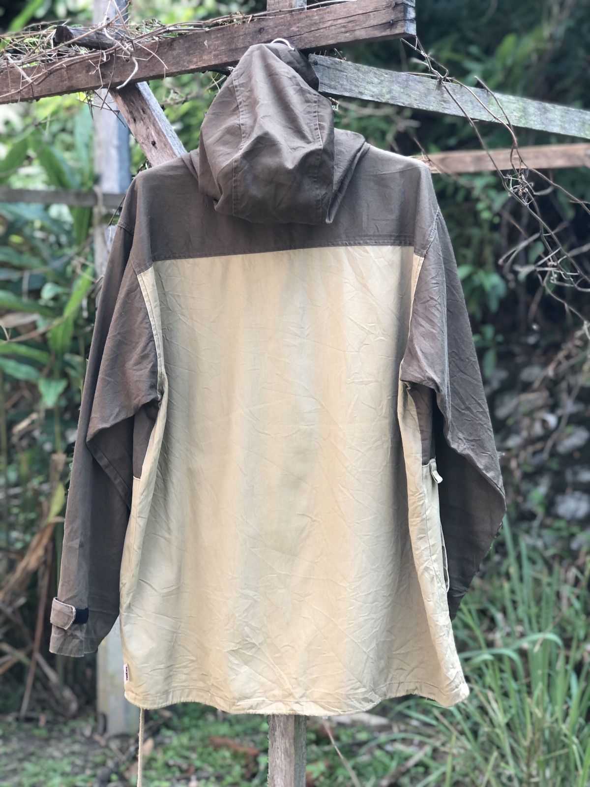 Japanese Brand Pullover Anorak Quarter Zipper Block Color by Fieldcare Size US XL / EU 56 / 4 - 4 Thumbnail