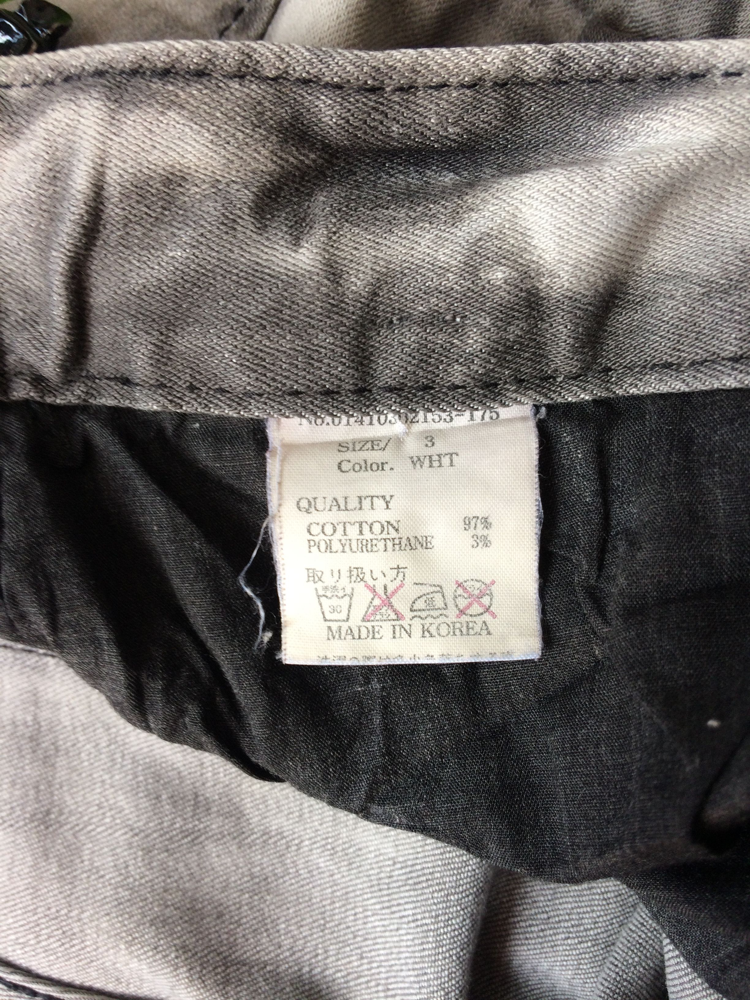 Japanese Brand × Jean Japanese Striped Tie-Dye Stretch Denim #D-190 Size US 33 - 11 Thumbnail