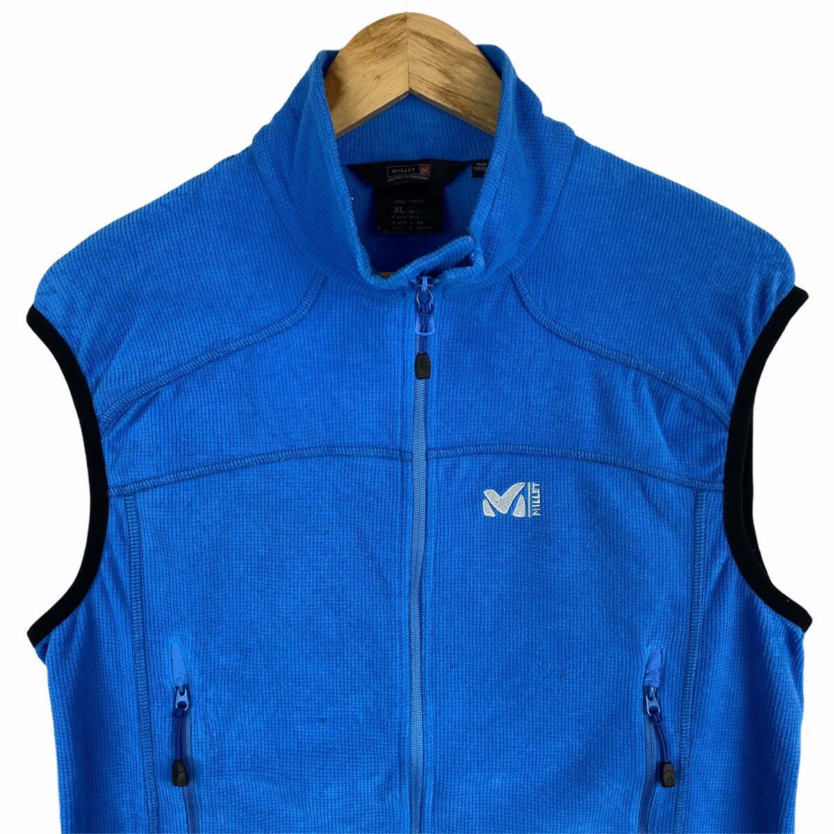 Vintage Vintage MILLET Small Logo Outdoor Fleece Zipper Vest Jacket Size US S / EU 44-46 / 1 - 3 Thumbnail