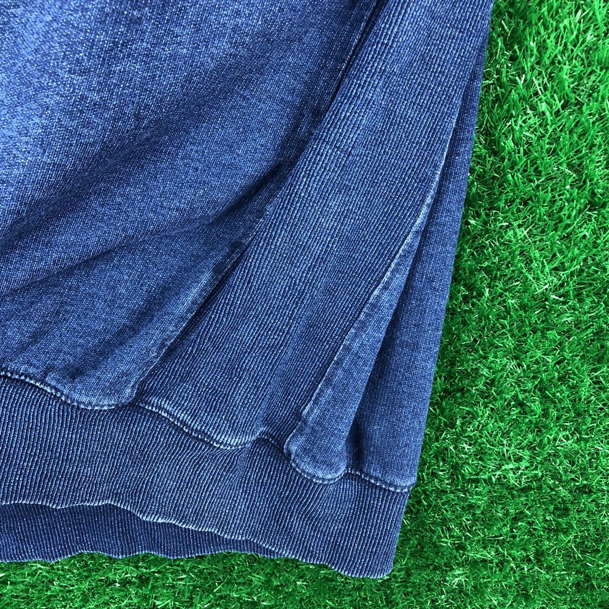 Indigo Blue Indigo Flatlock Crewneck Sweater Short Sleeve by GU Size US L / EU 52-54 / 3 - 9 Thumbnail