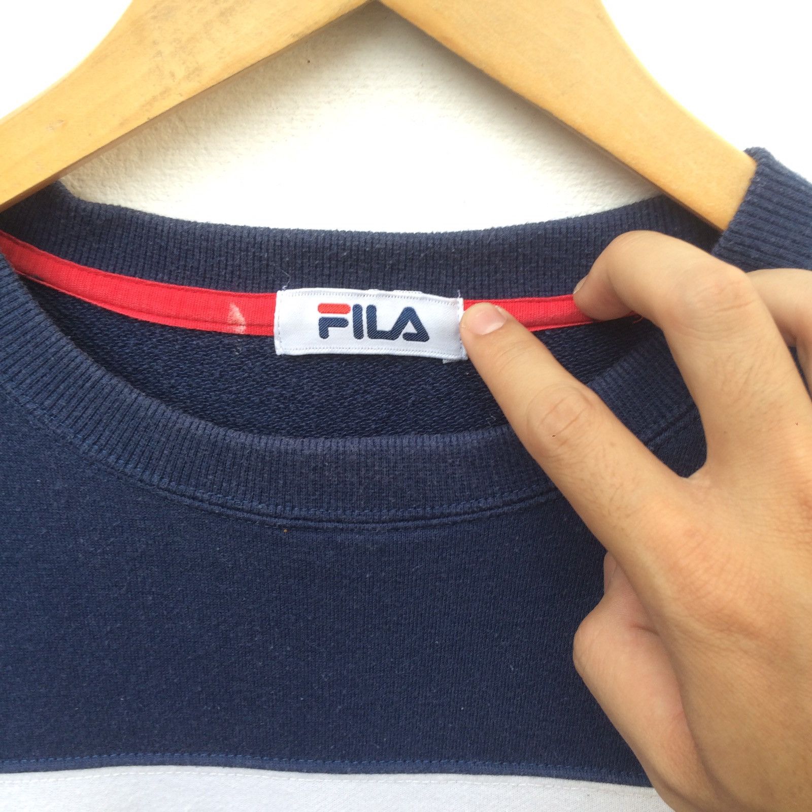 Fila Vintage Fila Biella Italia Big Logo Sweatshirt | S Size US S / EU 44-46 / 1 - 3 Thumbnail