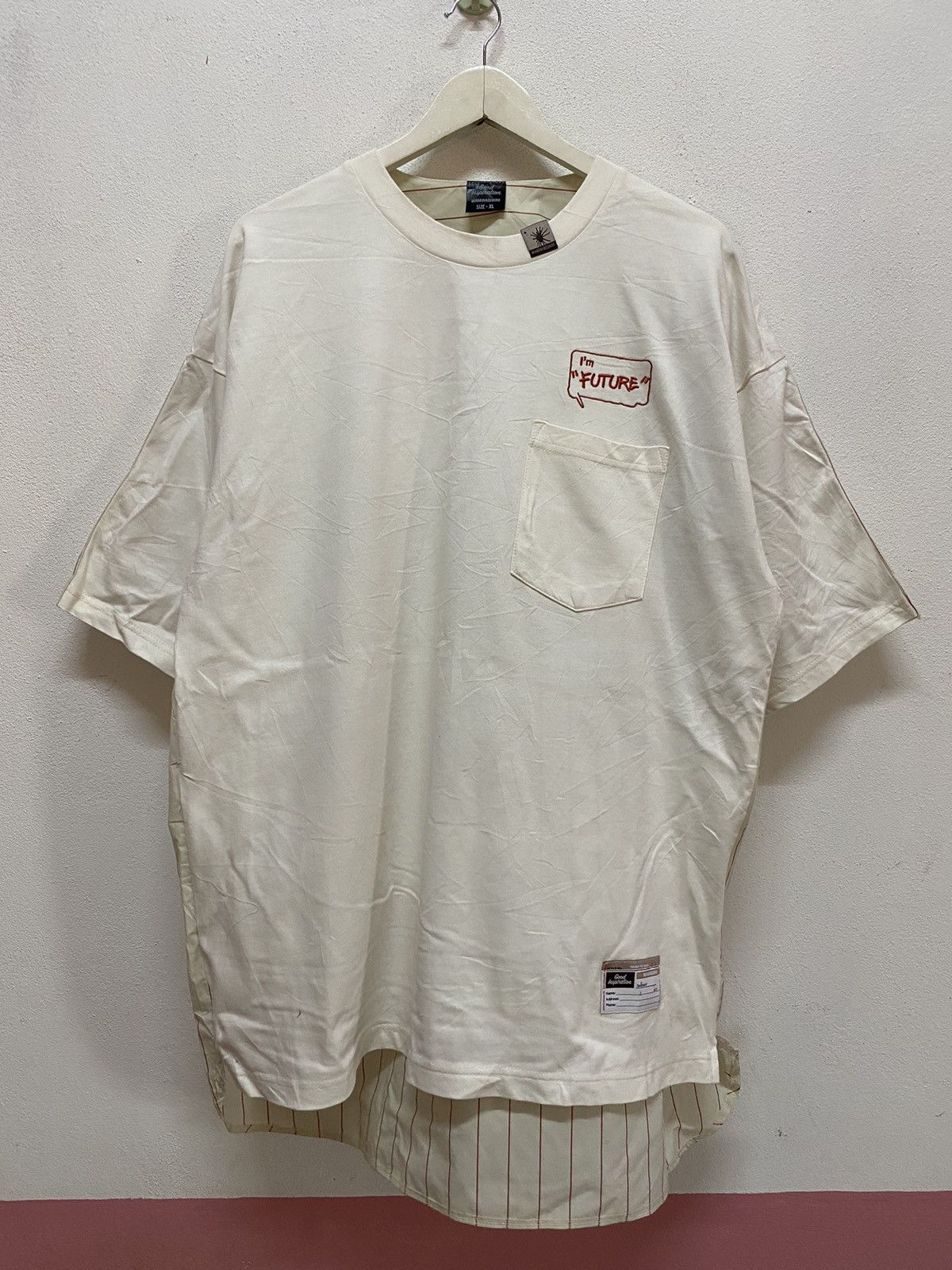 Issey Miyake × Japanese Brand × Maison MIHARA YASUHIRO Miharayasuhiro X Gu Oversized Tee Size US XL / EU 56 / 4 - 1 Thumbnail