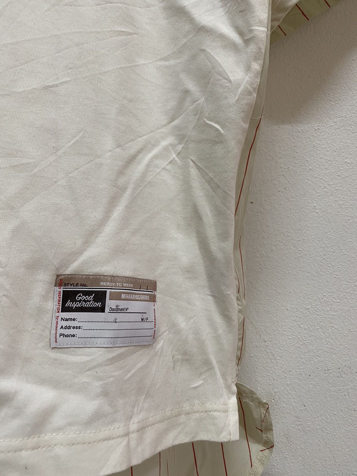 Issey Miyake × Japanese Brand × Maison MIHARA YASUHIRO Miharayasuhiro X Gu Oversized Tee Size US XL / EU 56 / 4 - 2 Thumbnail