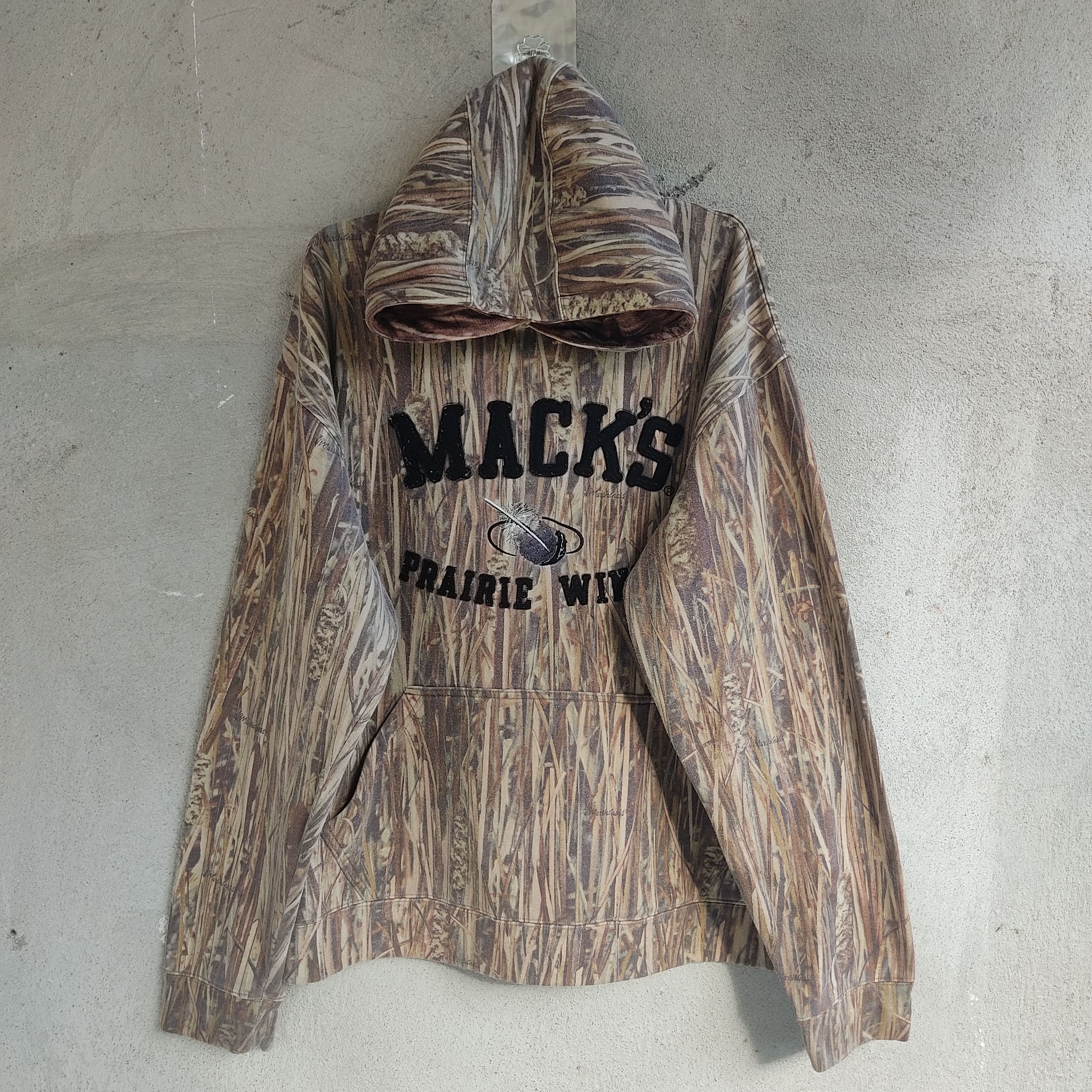 Mack's Prairie Wings Embroidered Logo Full Print Hoodie