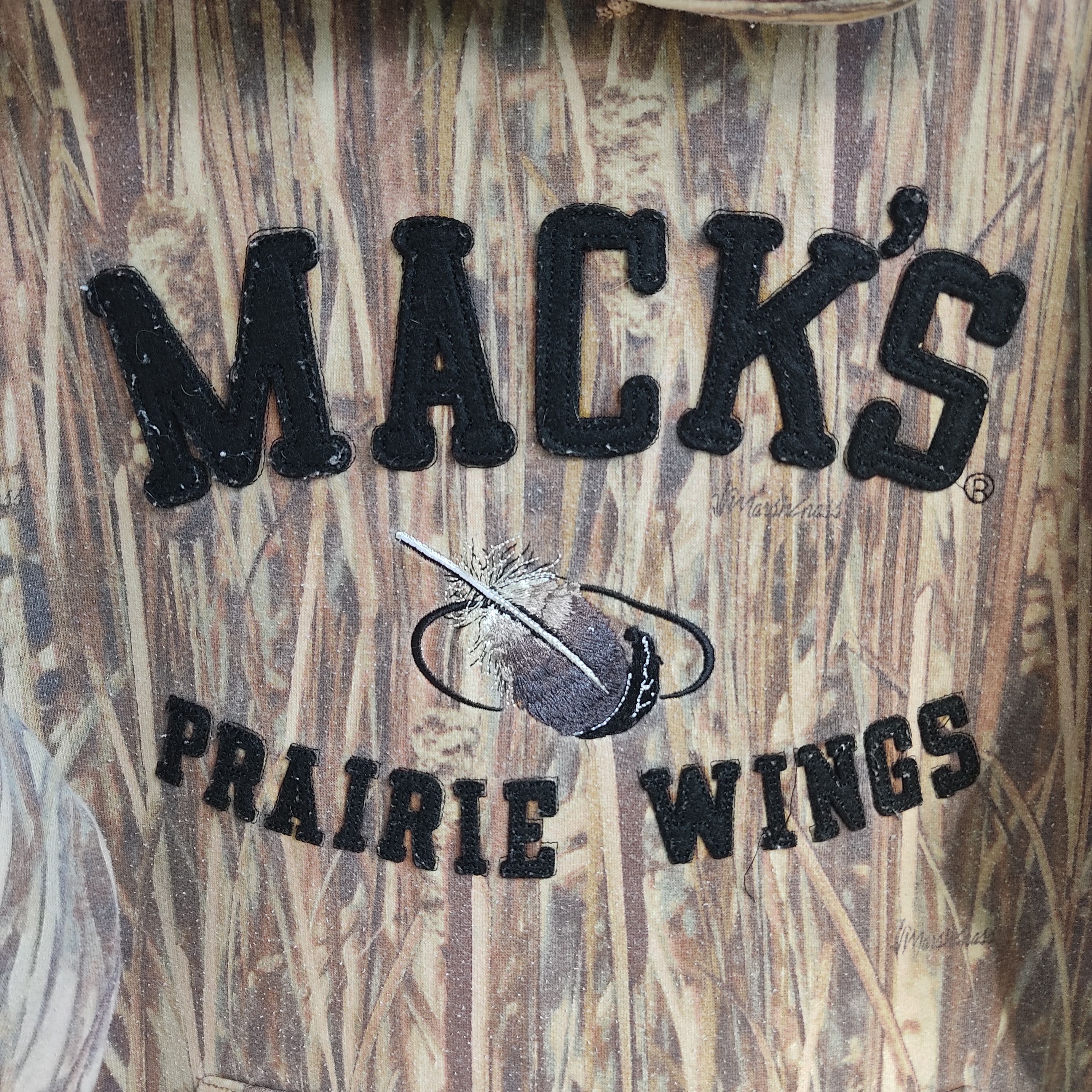 Other Mack's Prairie Wings Embroidered Logo Full Print Hoodie Size US XL / EU 56 / 4 - 9 Thumbnail