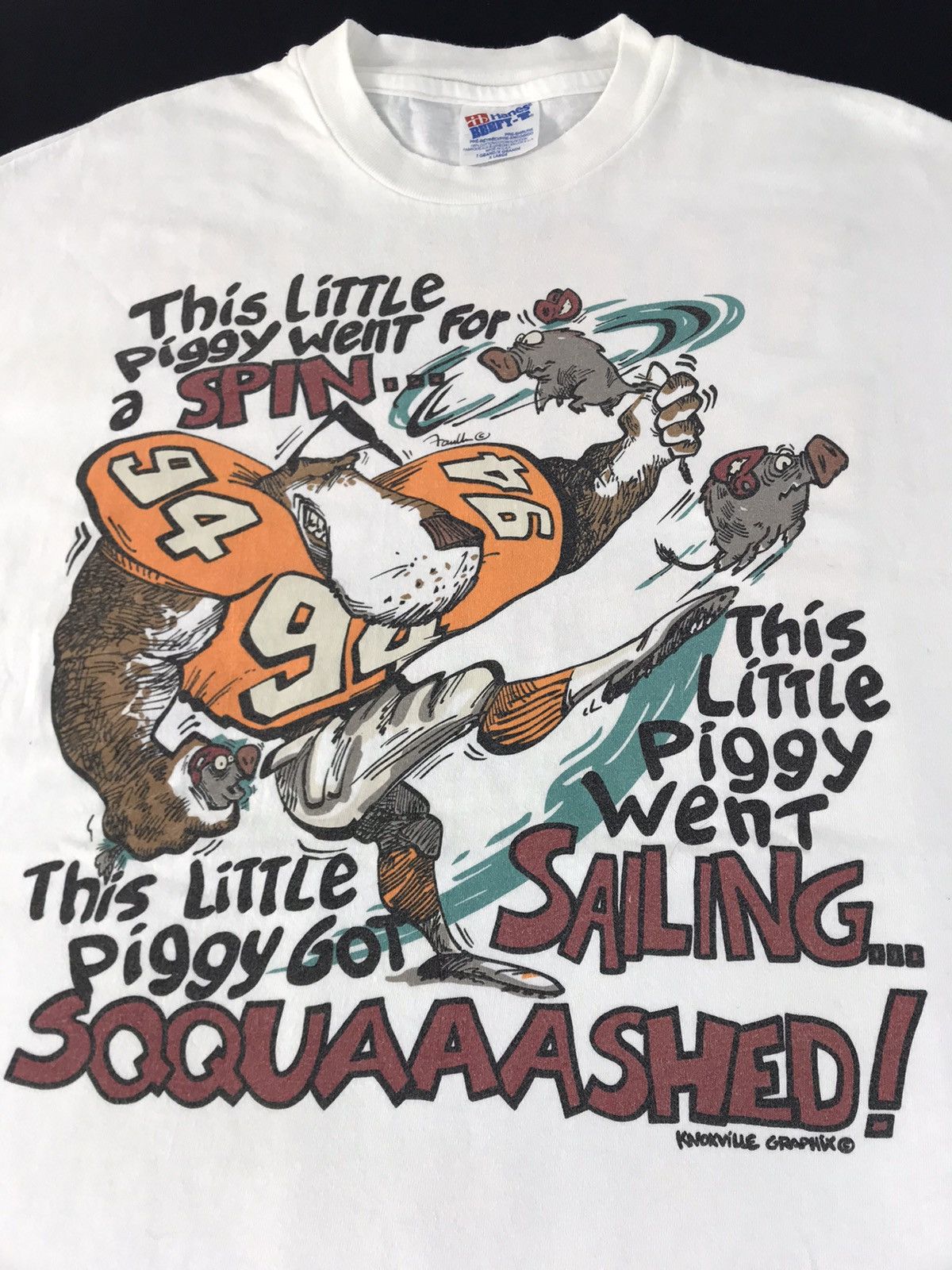 Hanes 90s Hanes Knoxville Graphic Touch Down Tennesse Usa Dodge Size US XL / EU 56 / 4 - 3 Thumbnail