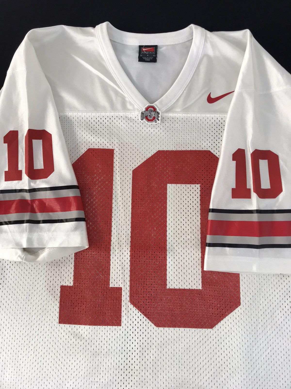NFL Nike Y2k NFL Ohio State Football 10 Jerseys V Neck Tee Size US L / EU 52-54 / 3 - 5 Thumbnail