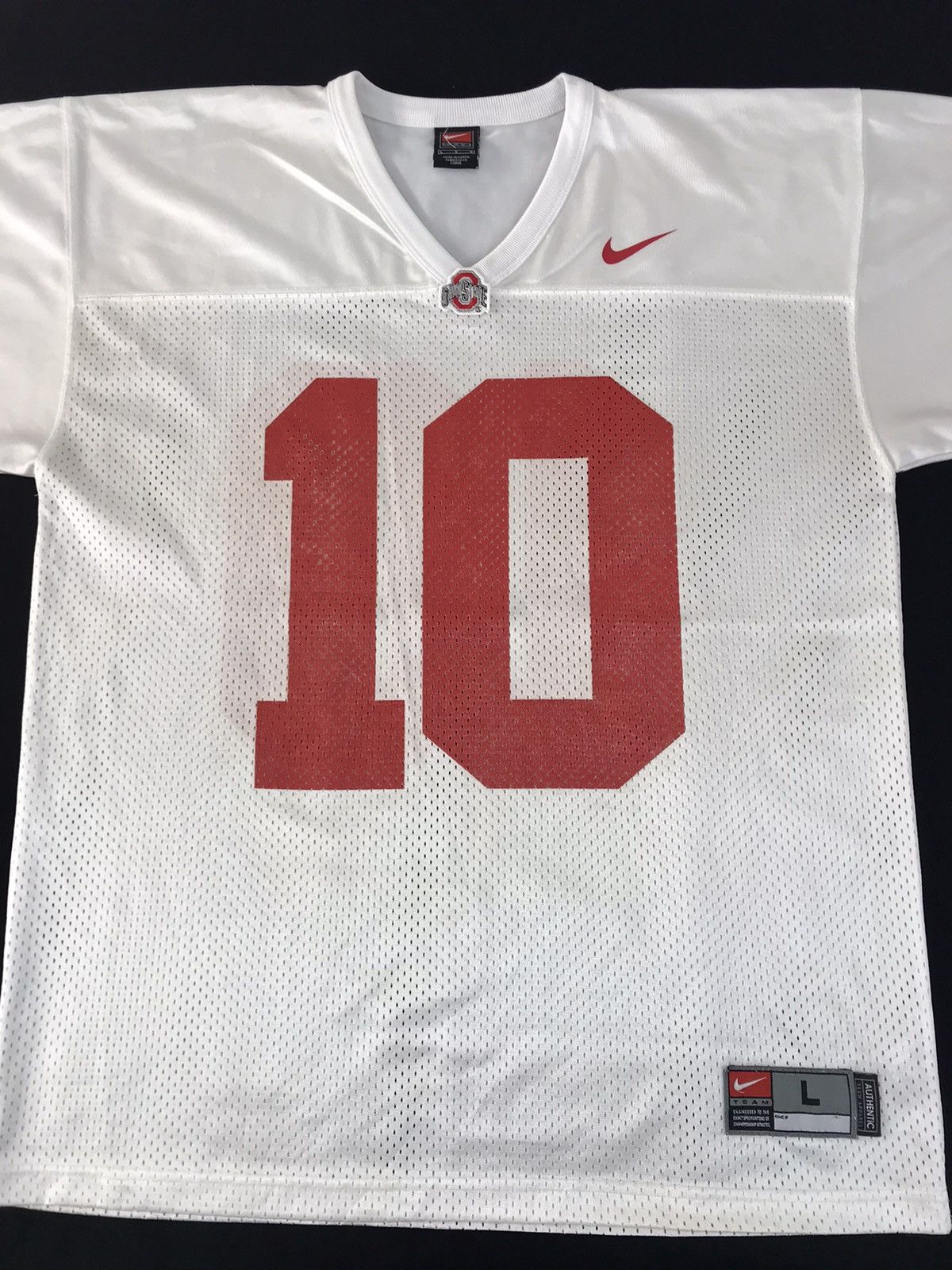 NFL Nike Y2k NFL Ohio State Football 10 Jerseys V Neck Tee Size US L / EU 52-54 / 3 - 3 Thumbnail