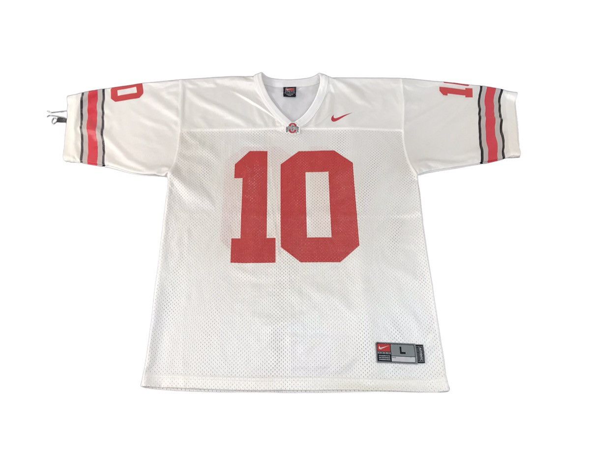 NFL Nike Y2k NFL Ohio State Football 10 Jerseys V Neck Tee Size US L / EU 52-54 / 3 - 1 Thumbnail