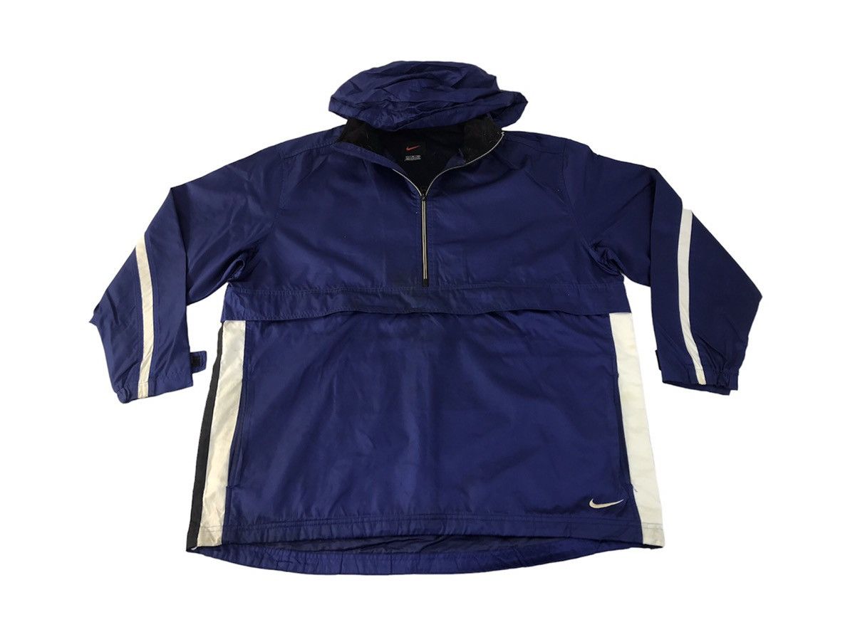 Nike Nike Windbreaker Jacket Half Zip Tactical Big Front Pocket Size US XL / EU 56 / 4 - 1 Thumbnail