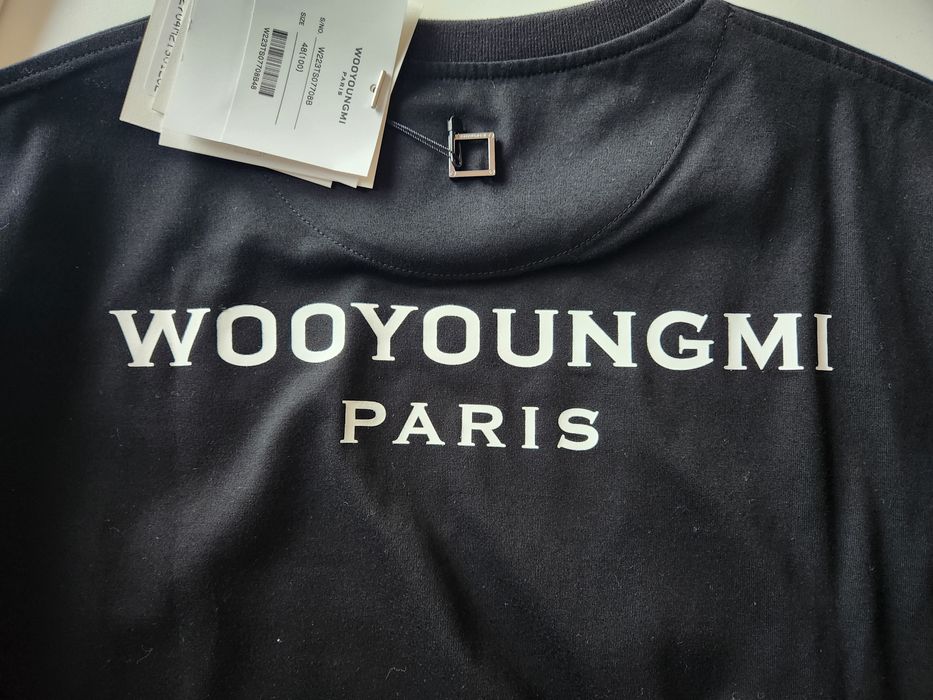 Wooyoungmi SSENSE WOOYOUNGMI Black Lenticular T-Shirt, Size 48/100