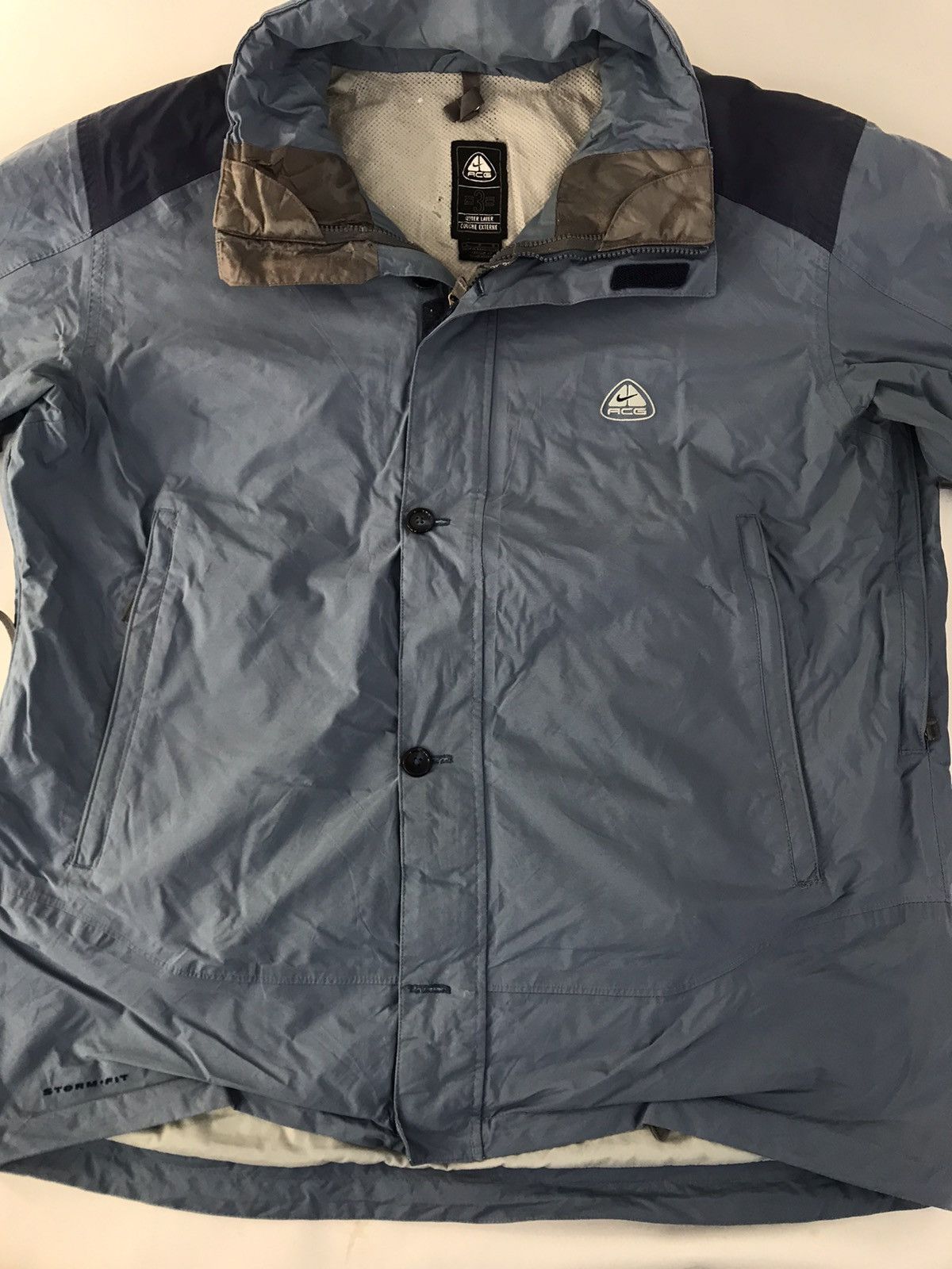Nike ACG Nike ACG Windbreaker Jacket Full Zip Tactical Multi Pocket Size US L / EU 52-54 / 3 - 2 Thumbnail