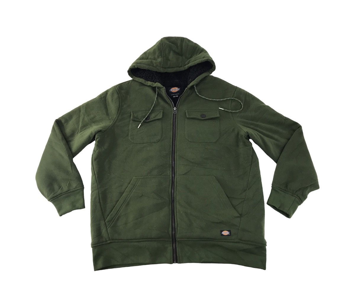 Dickies Dickies Dark Green Military Hooded Sherpa Inner Multi Pocket Size US XL / EU 56 / 4 - 1 Thumbnail