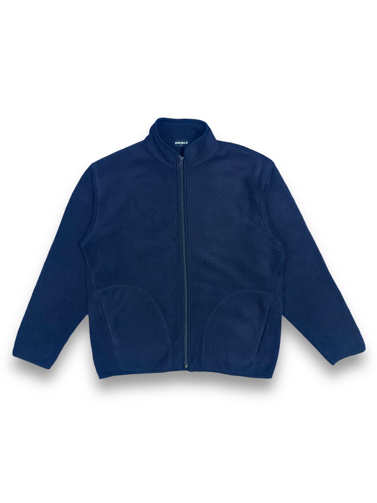 Uniqlo Vintage 90’s UNIQLO Navy Polar Fleece Jacket Gorpcore Style Size US M / EU 48-50 / 2 - 1 Thumbnail