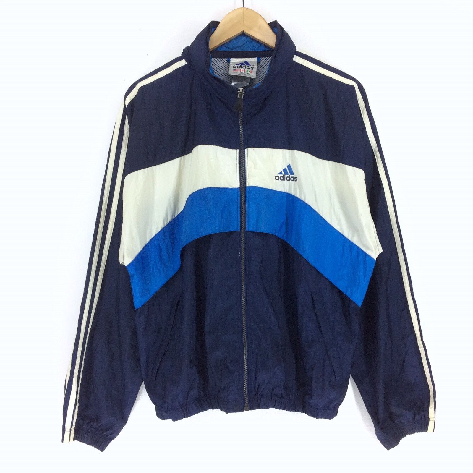Adidas Vintage 90s Adidas Equipment Windbreaker Jacket | M Size US M / EU 48-50 / 2 - 1 Thumbnail