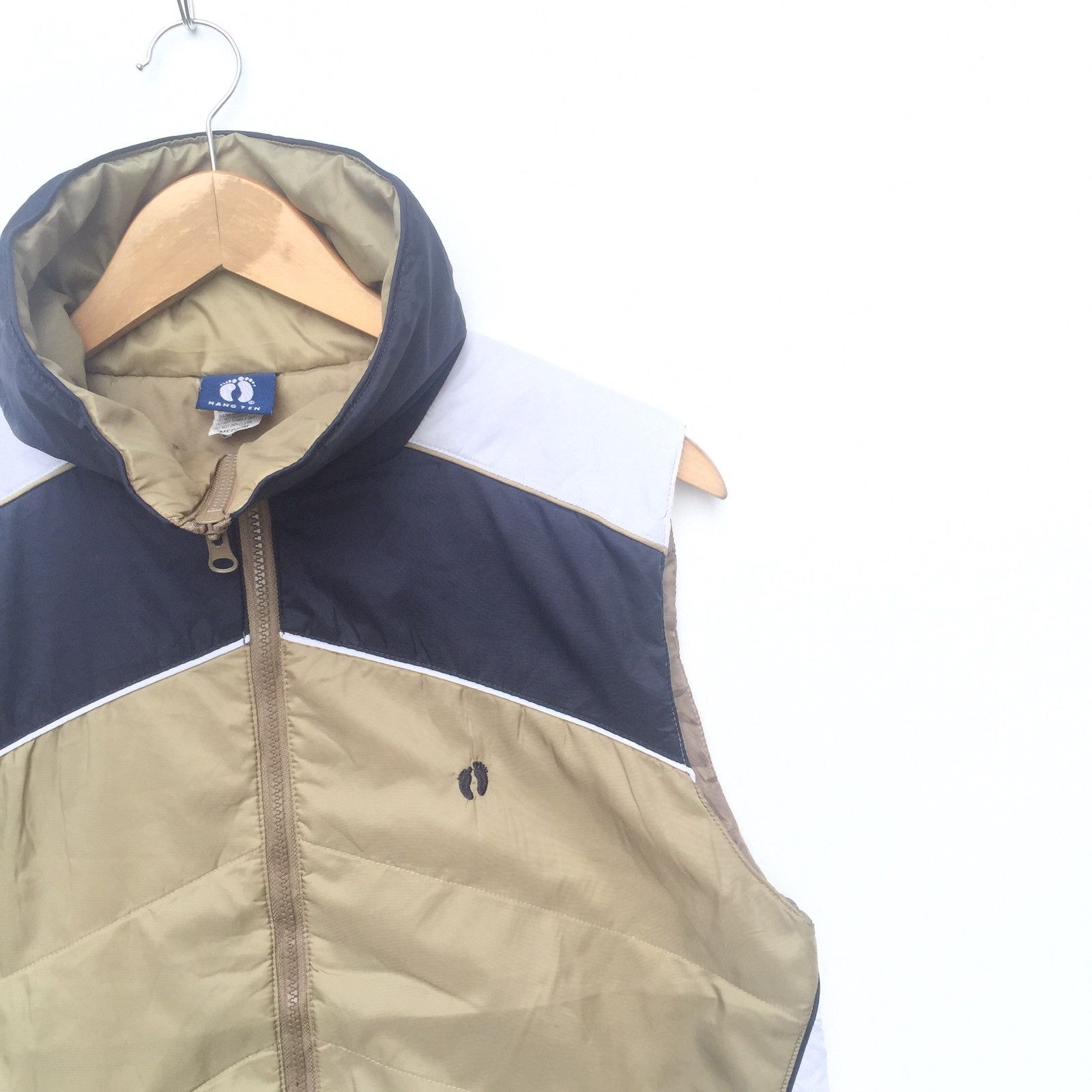 Hang Ten Vintage 90s Hang Ten Sleeveless Jacket | M | Swag Hype Dope Size US M / EU 48-50 / 2 - 2 Thumbnail