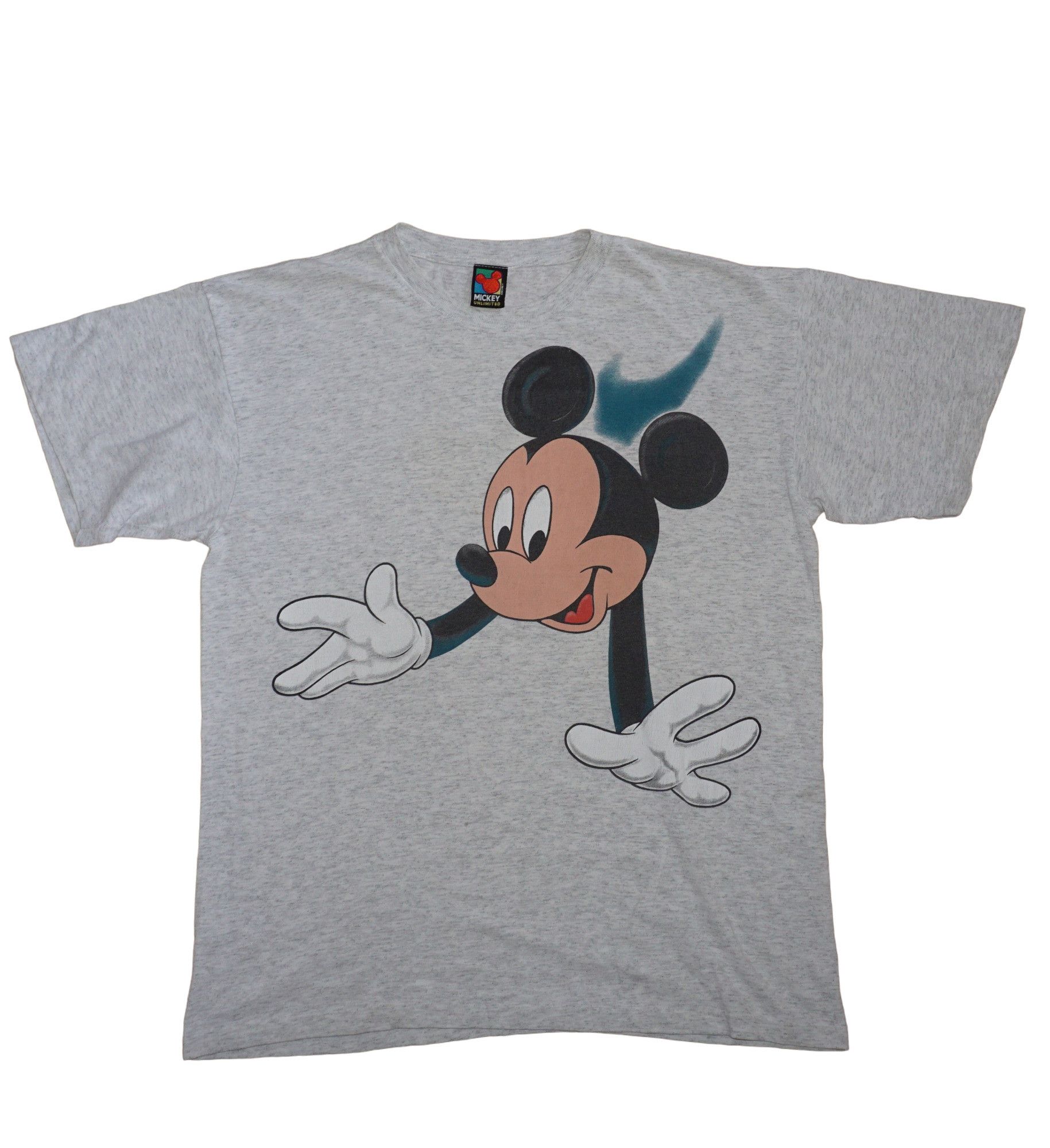 Disney Mickey Unlimited 90s Vintage Mickey Mouse Big Print tshirt Size US XL / EU 56 / 4 - 3 Thumbnail