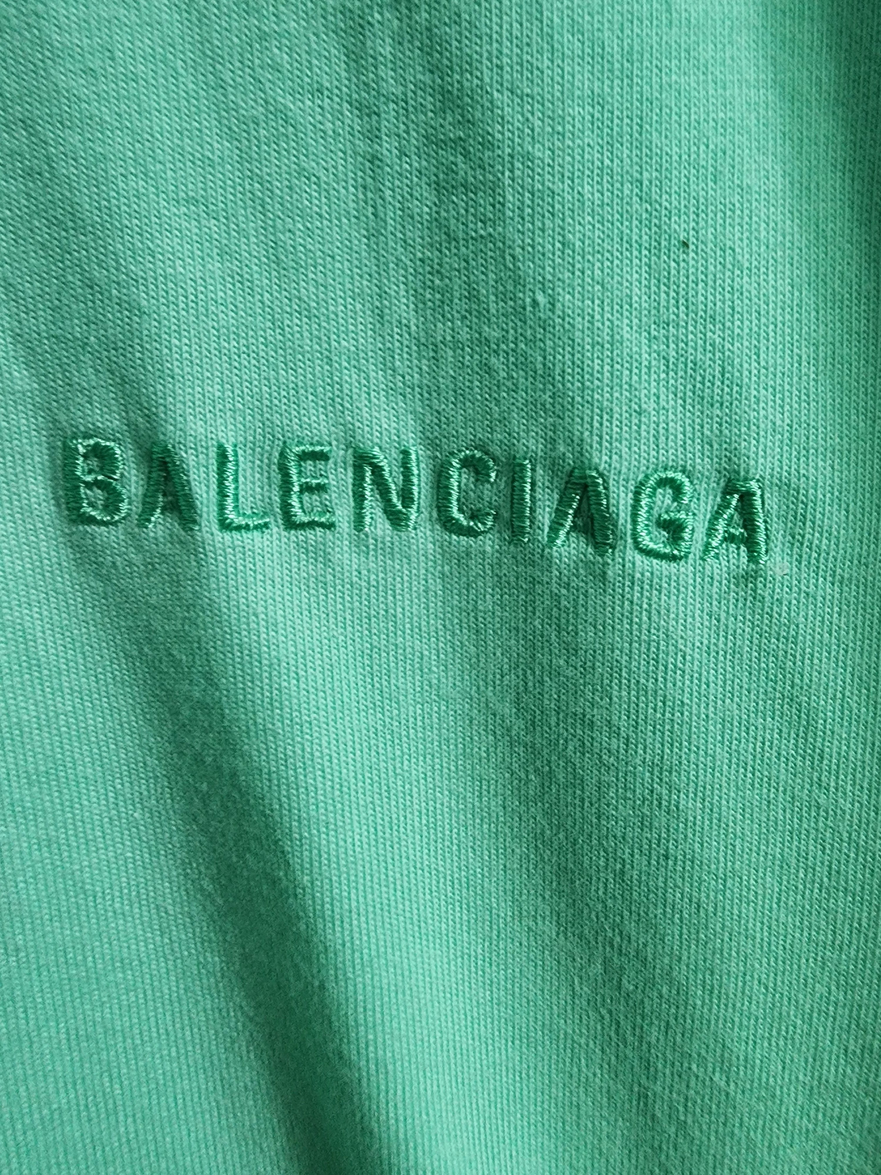 Balenciaga Embroidered Logo T-Shirt Size US S / EU 44-46 / 1 - 3 Thumbnail