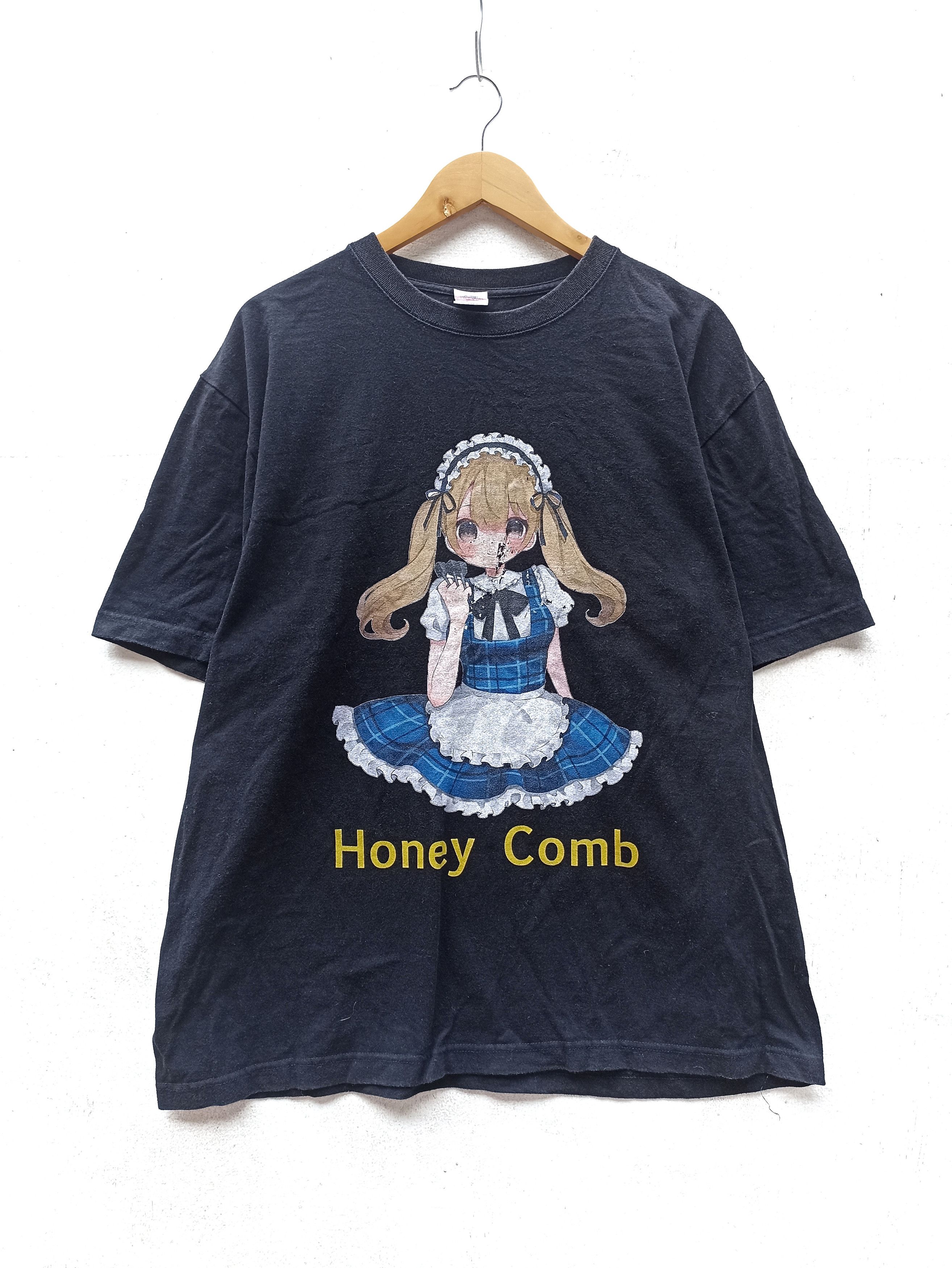 Anime Vintage Honey Comb t shirt school girl japan Size US XL / EU 56 / 4 - 1 Thumbnail