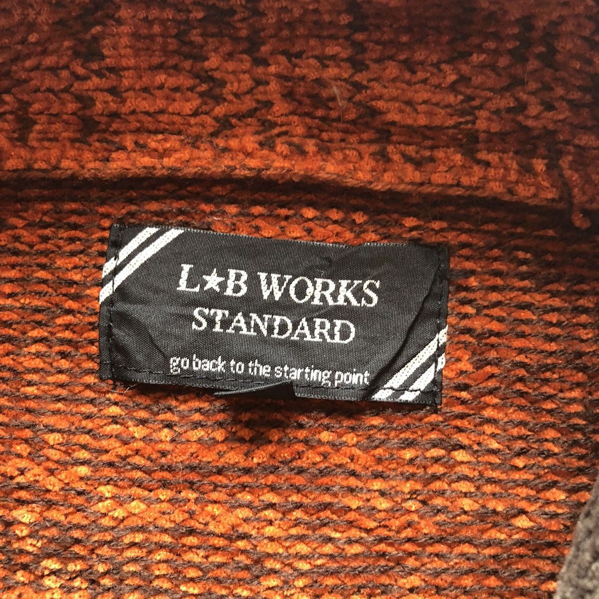Japanese Brand Vintage 90's Knit Shawl Collar by LB Works Standard Size US L / EU 52-54 / 3 - 12 Thumbnail