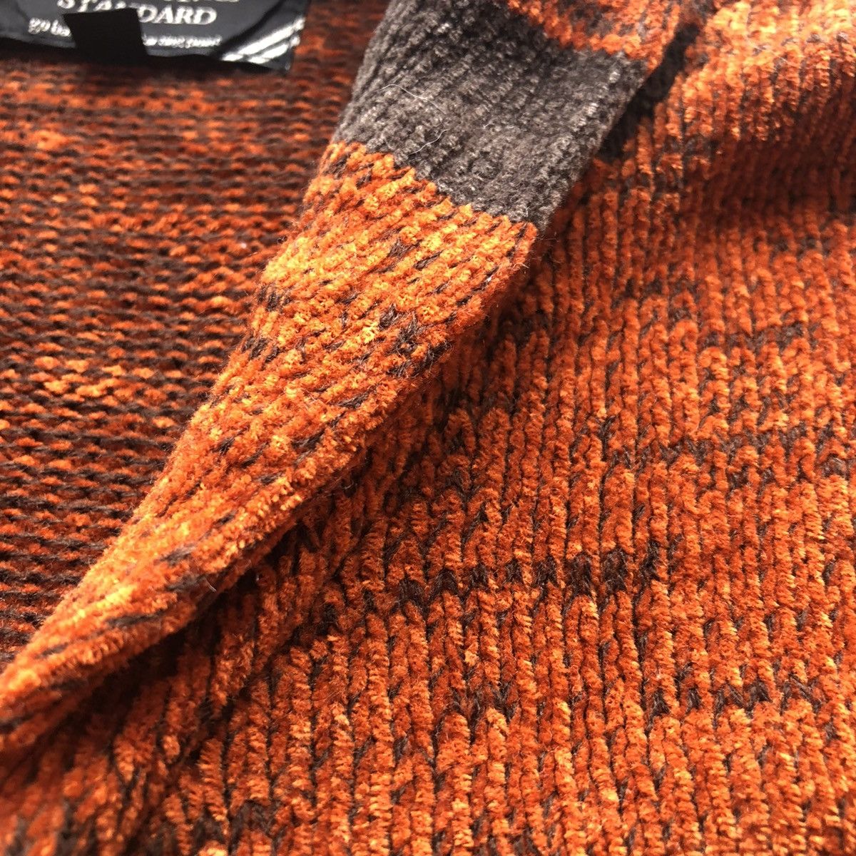 Japanese Brand Vintage 90's Knit Shawl Collar by LB Works Standard Size US L / EU 52-54 / 3 - 8 Thumbnail