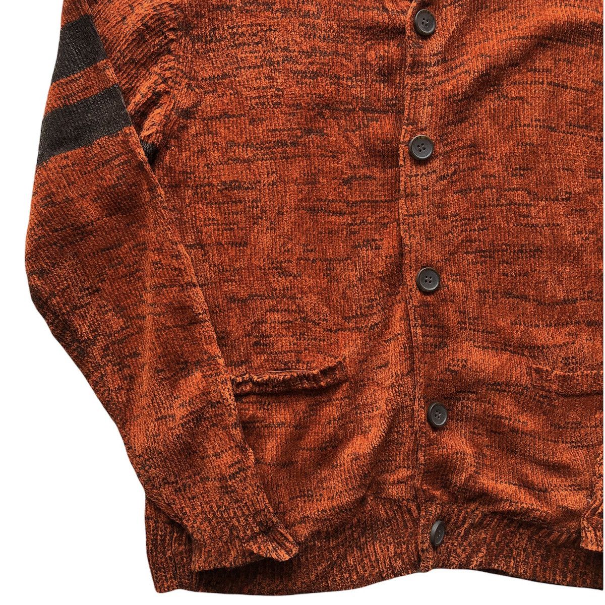 Japanese Brand Vintage 90's Knit Shawl Collar by LB Works Standard Size US L / EU 52-54 / 3 - 4 Thumbnail