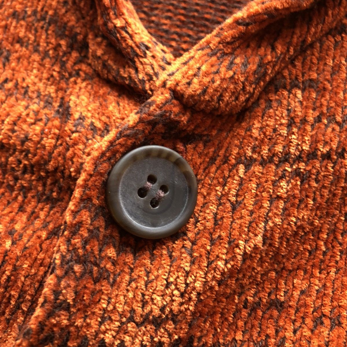 Japanese Brand Vintage 90's Knit Shawl Collar by LB Works Standard Size US L / EU 52-54 / 3 - 9 Thumbnail