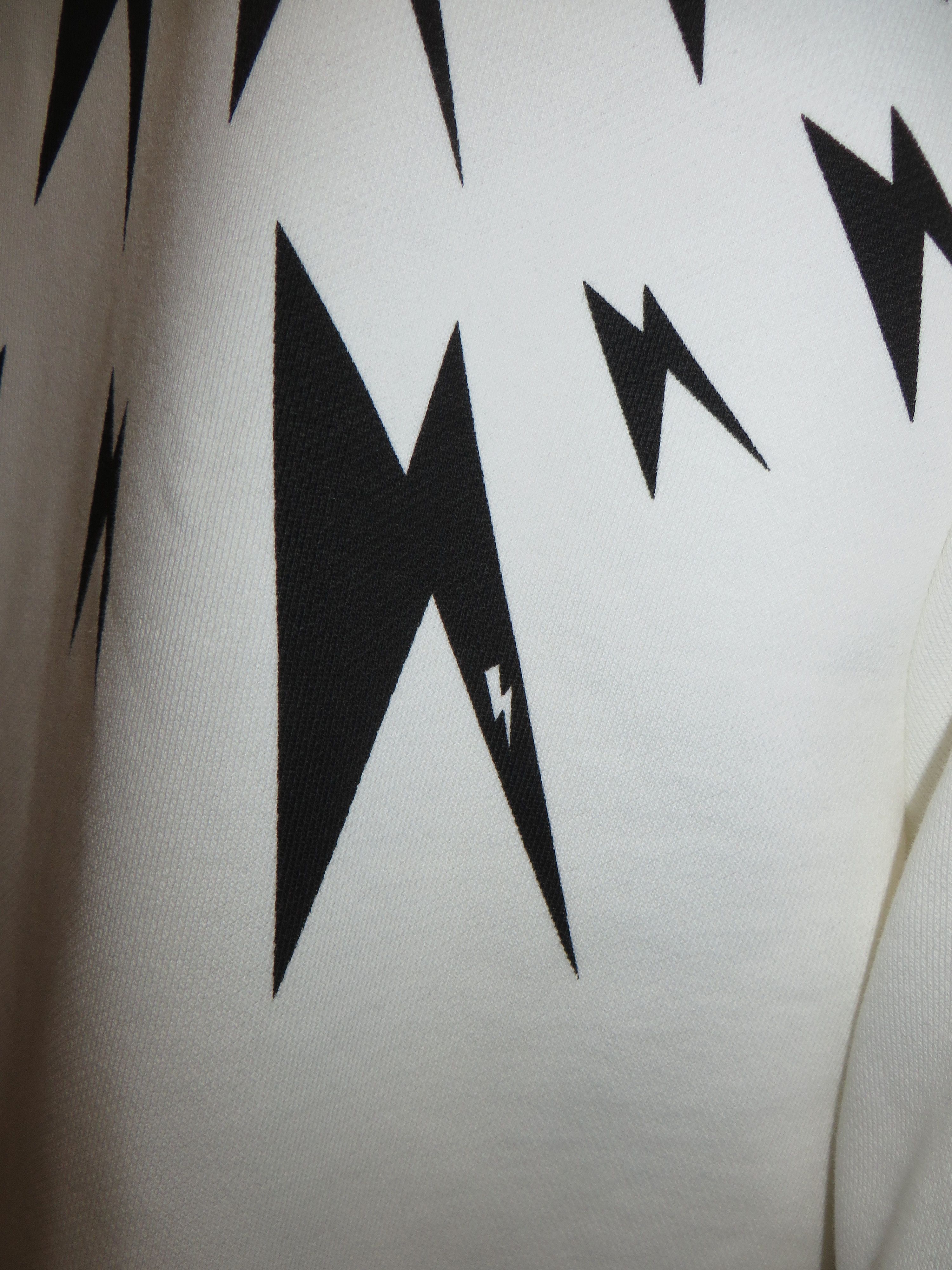 Neil Barrett Meteorites lightning print sweatshirt Size US M / EU 48-50 / 2 - 8 Thumbnail