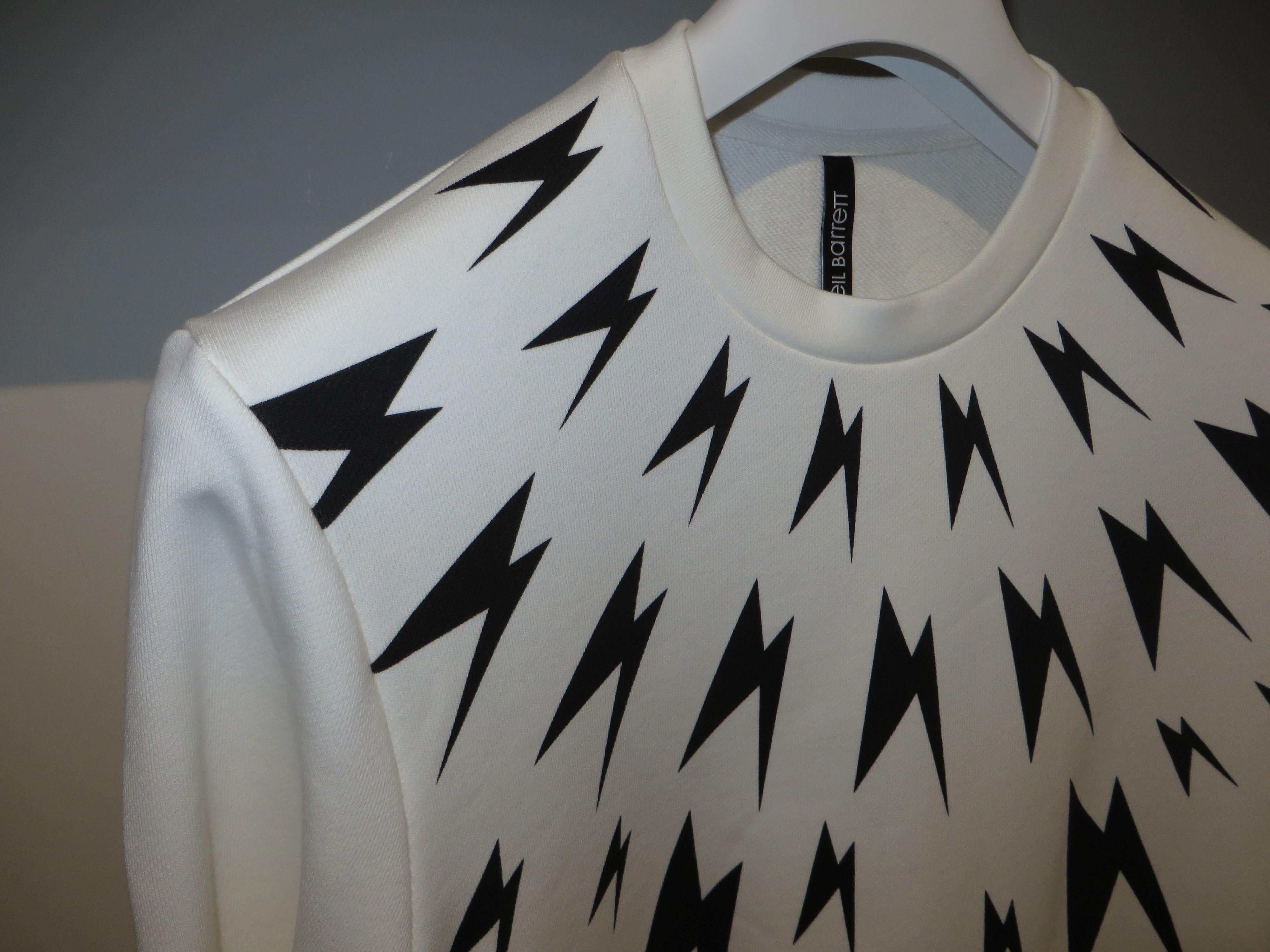 Neil Barrett Meteorites lightning print sweatshirt Size US M / EU 48-50 / 2 - 4 Thumbnail
