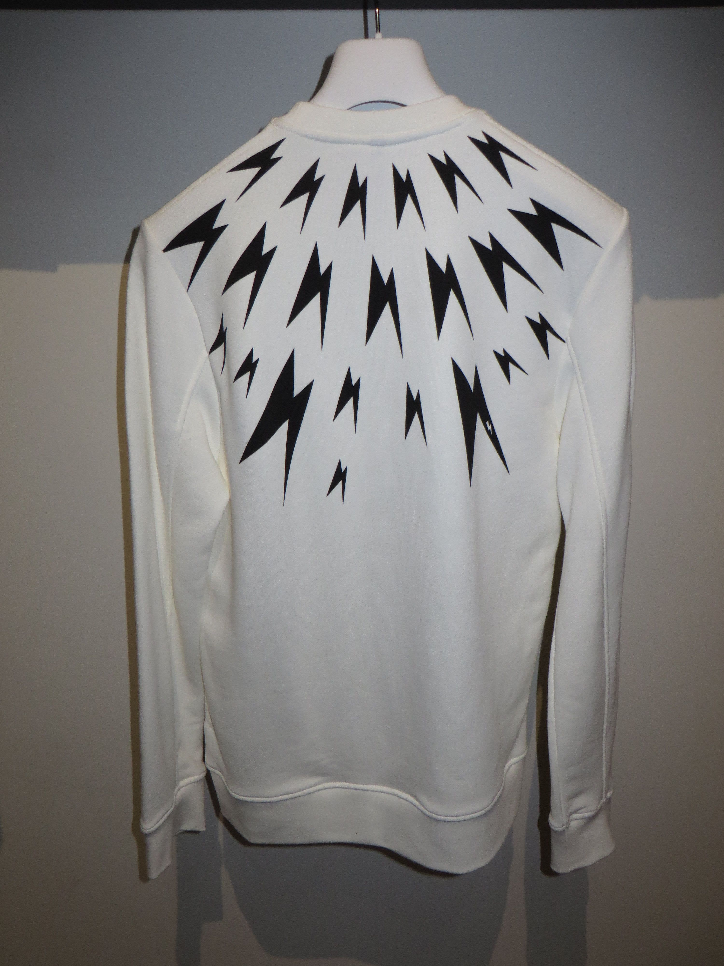 Neil Barrett Meteorites lightning print sweatshirt Size US M / EU 48-50 / 2 - 7 Thumbnail