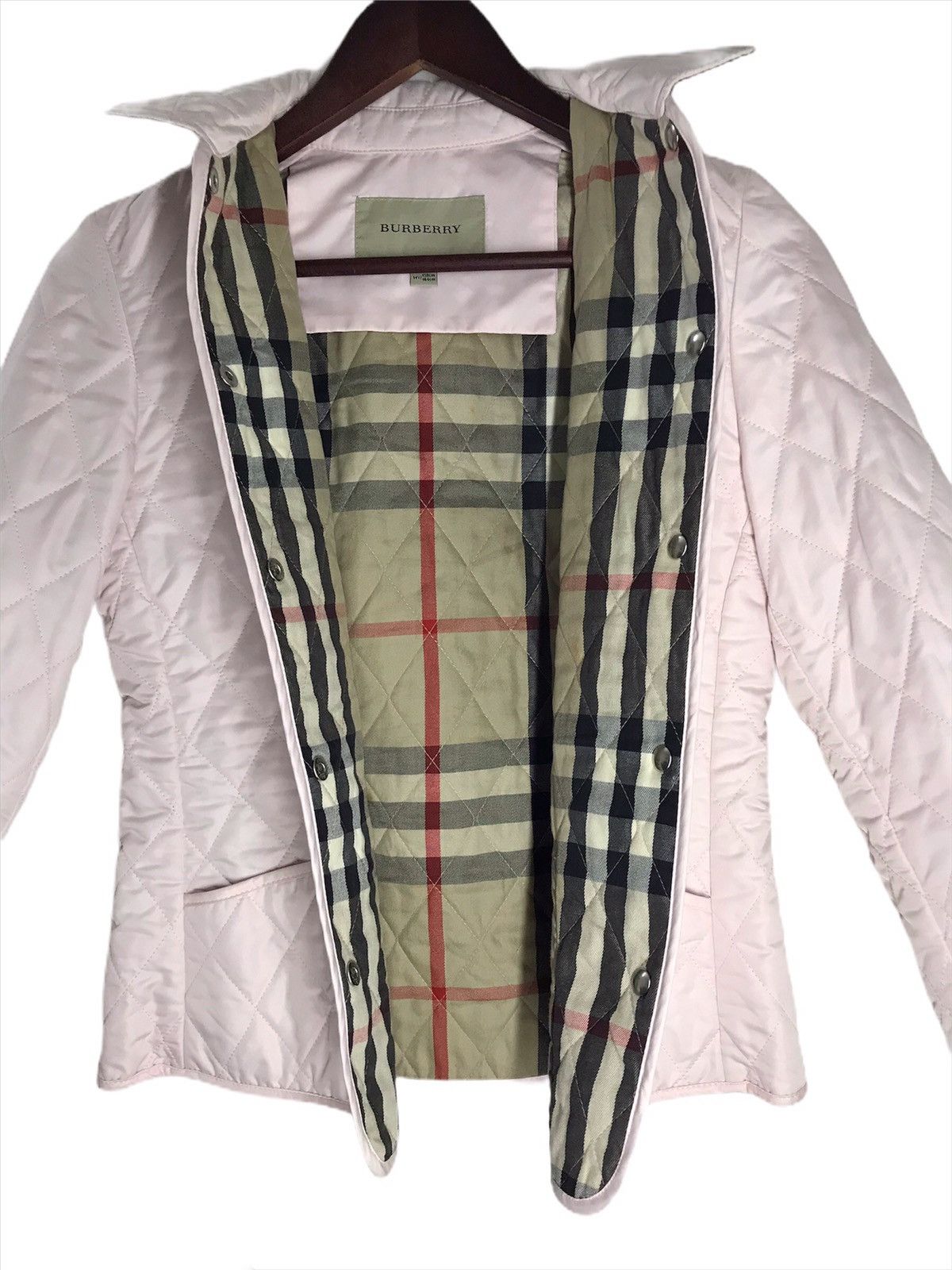 Burberry Burberry London Nova Check Quilted Button Jacket For Womens Size XS / US 0-2 / IT 36-38 - 1 Thumbnail