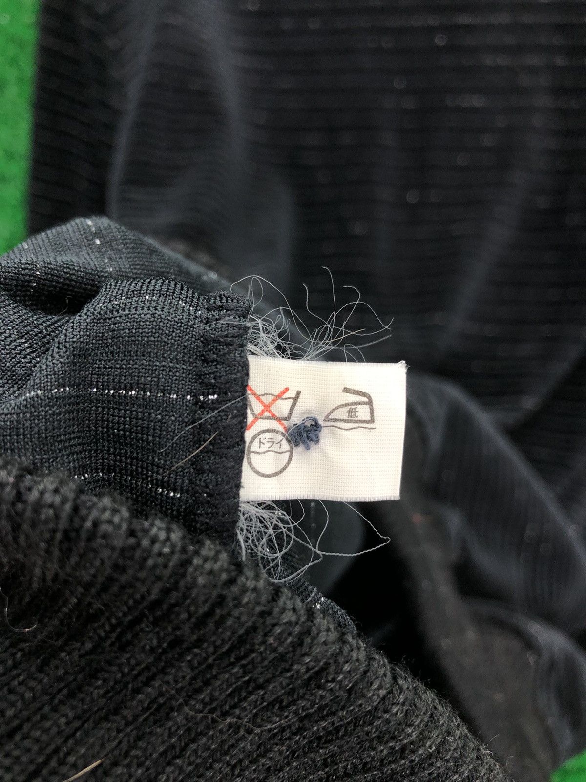 Japanese Brand Vintage 80's Velvet Striped Polo Shirts by Merkur Size US XL / EU 56 / 4 - 12 Thumbnail