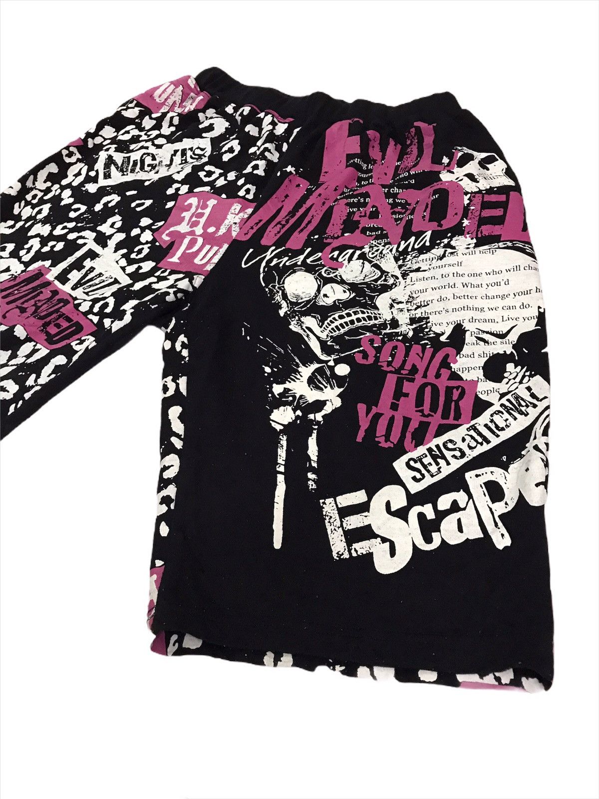 Malcolm McLaren × Seditionaries Anarchy Uk Punk Rock Underground Full Print Short Pant Size US 34 / EU 50 - 3 Thumbnail